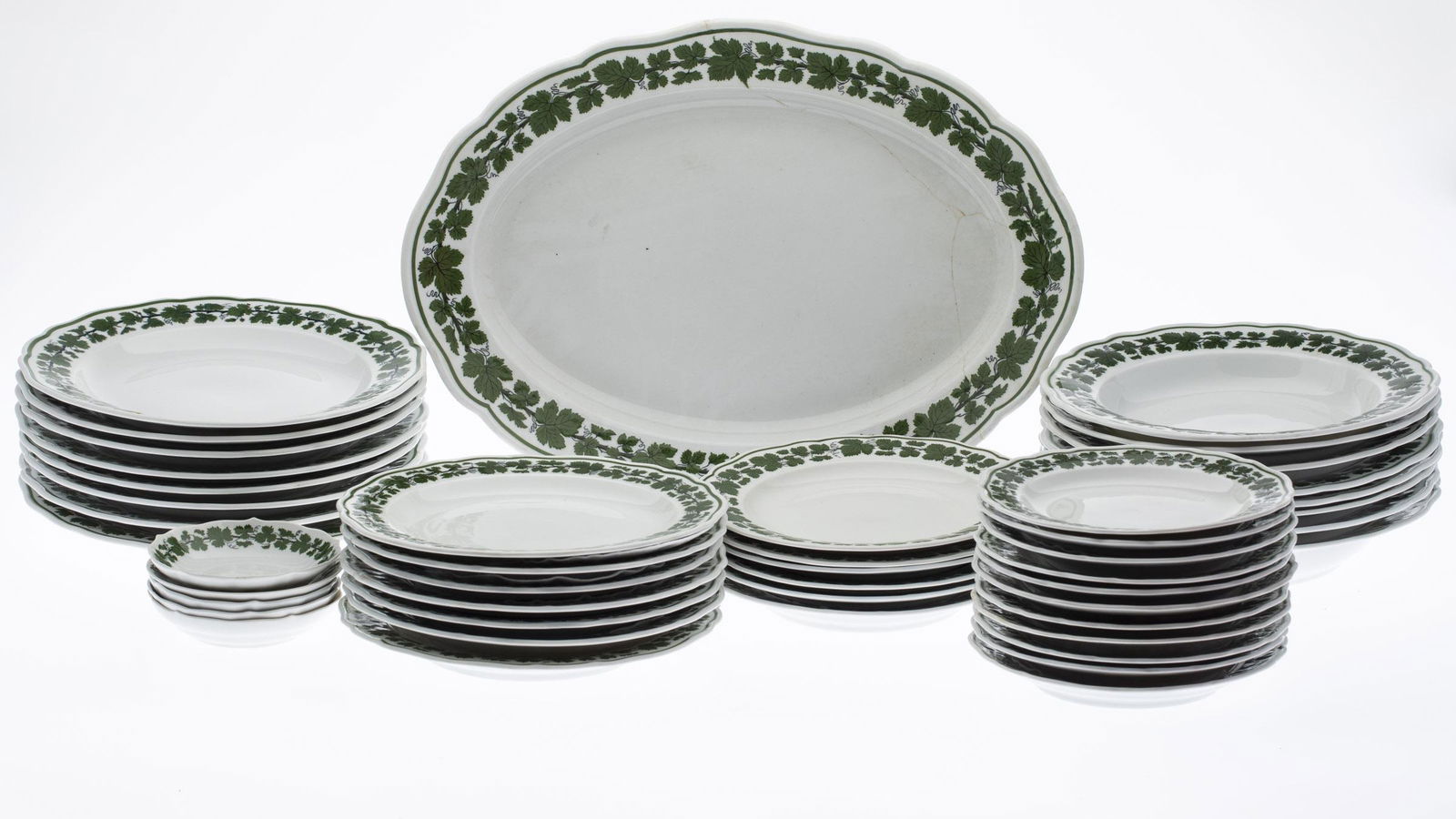 Set of Meissen Porcelain Dinnerware, 80 pc. (1 of 10)