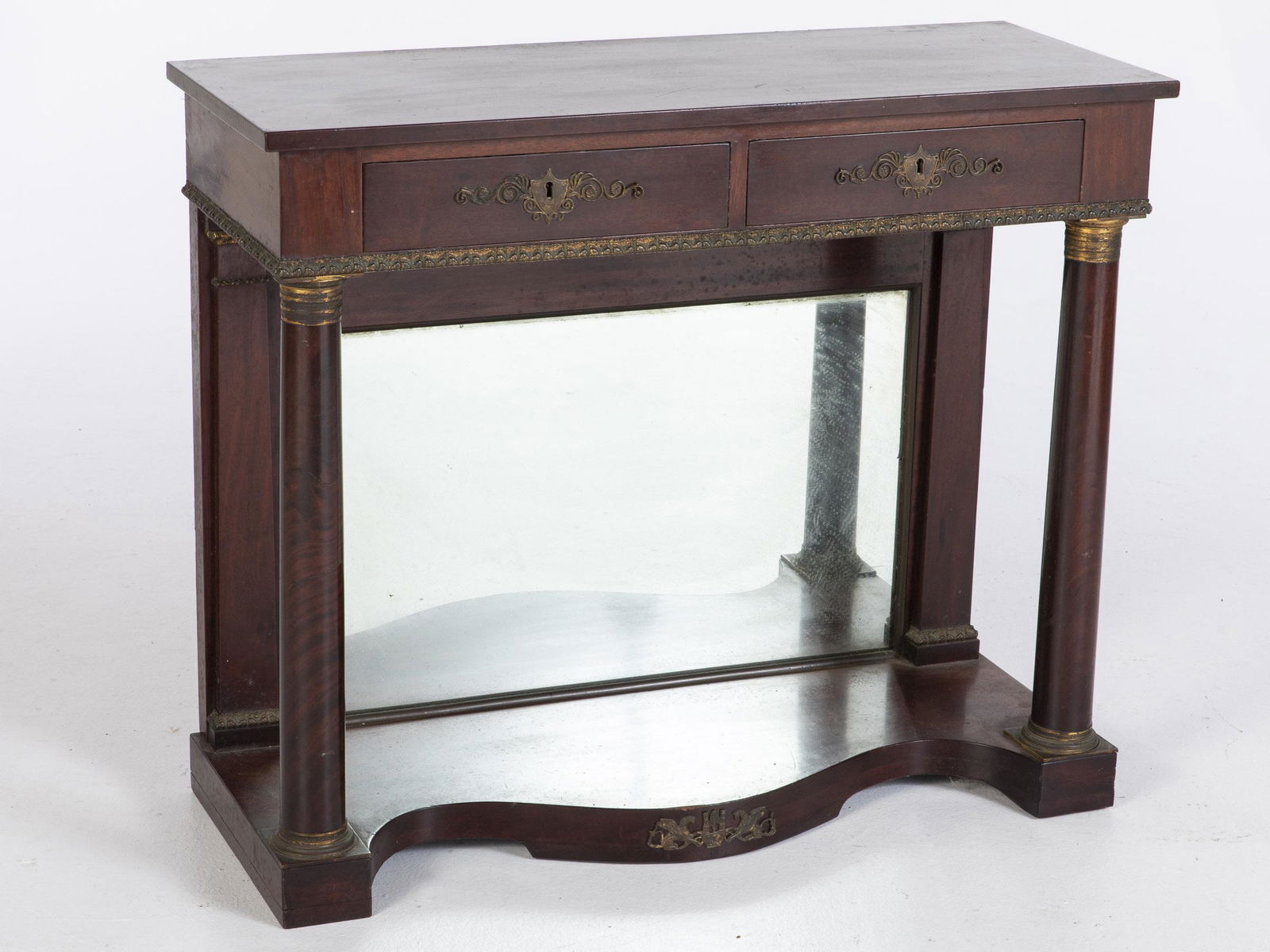 French Empire Style Mahogany Console Table (1 of 12)