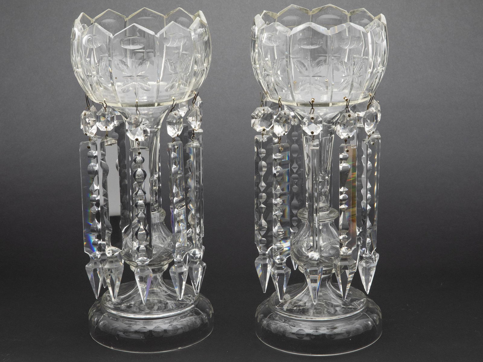 Pair of Crystal Girandoles (1 of 9)
