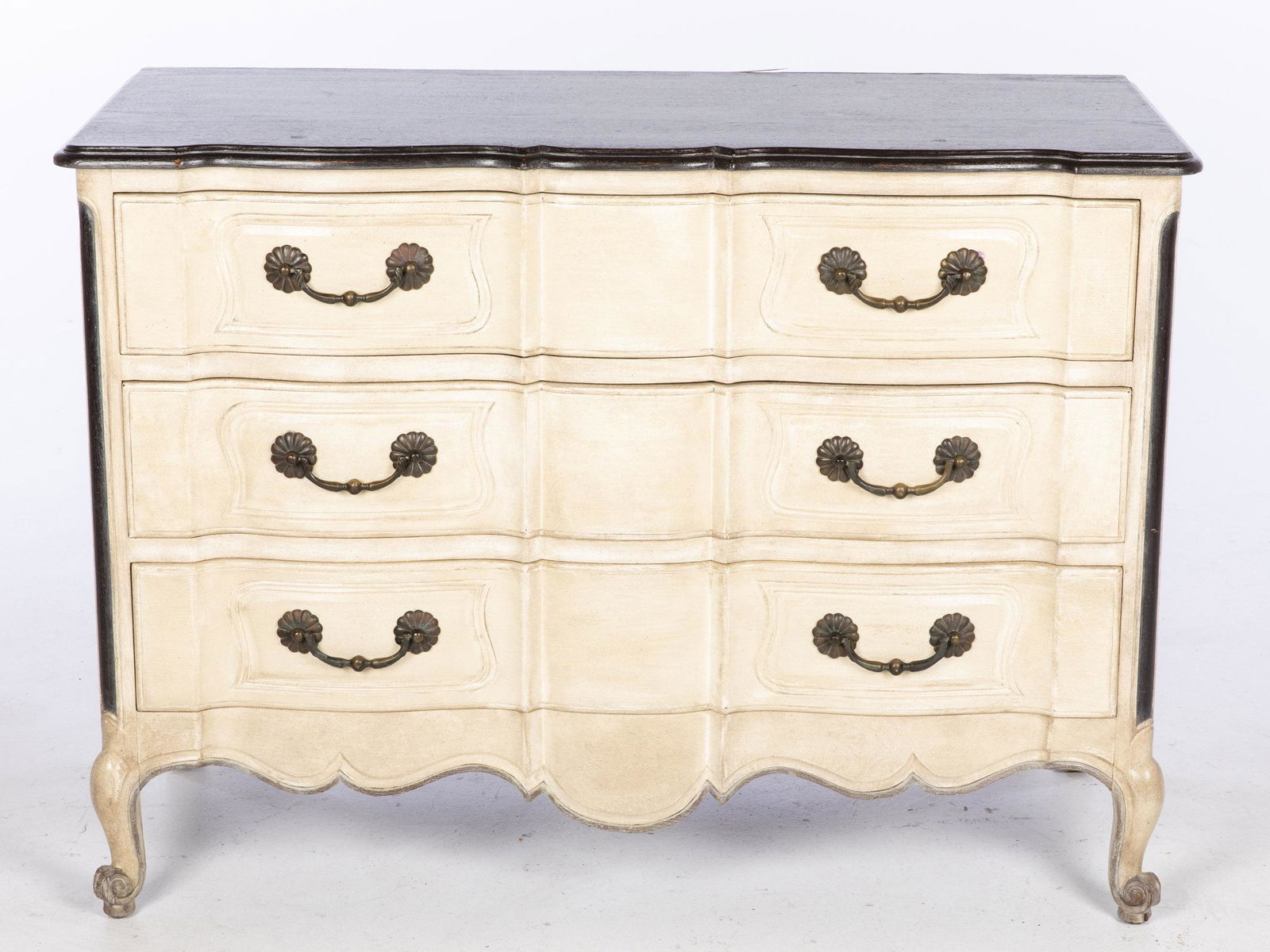 Louis XV Style Painted Chest of Drawers (1 of 6)