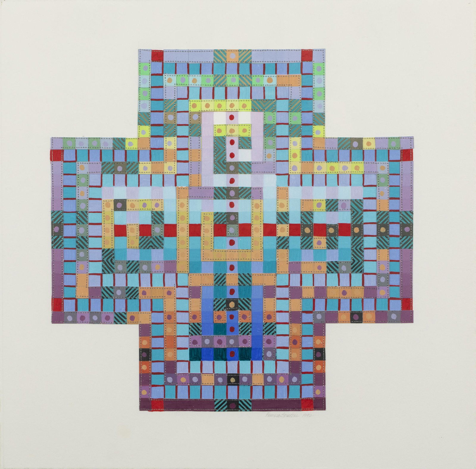 Pamela Studstill, Framed Quilt, Mixed Media (1 of 12)