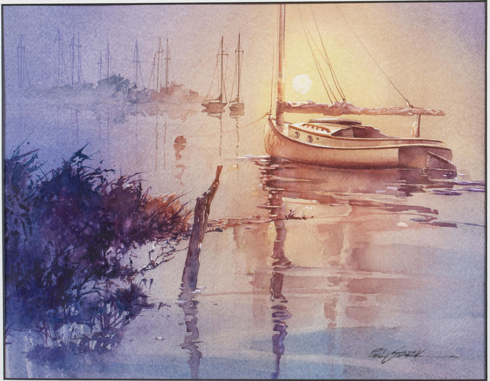 Phil Stark, Boats, Watercolor (1 of 11)