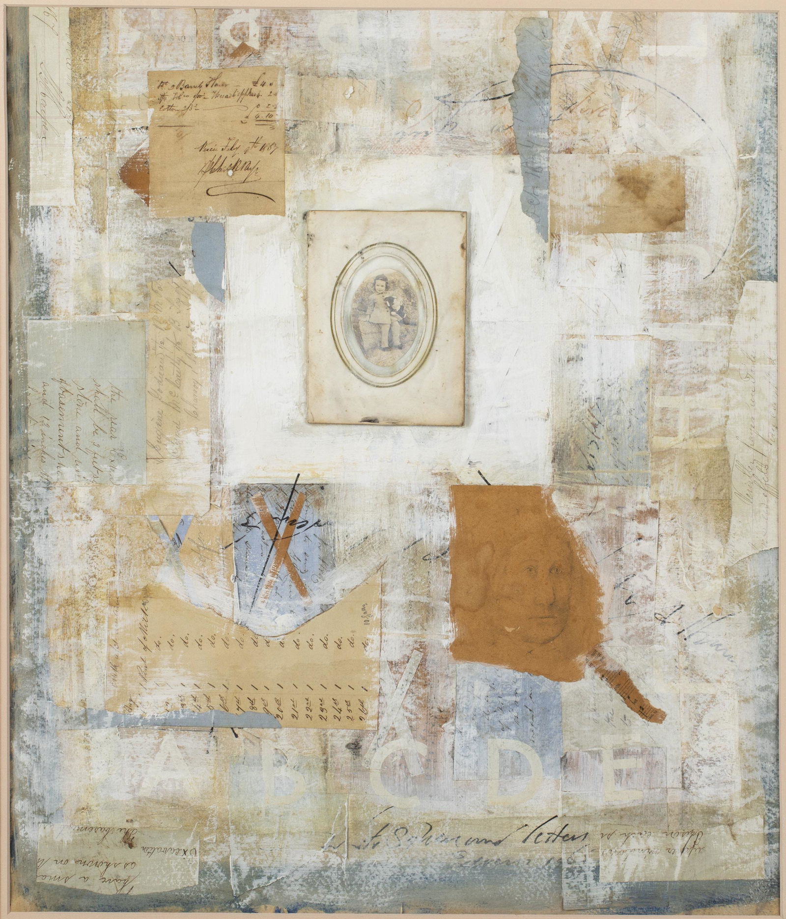 Ronald Chase, Child with Teddy Bear, Mixed Media (1 of 14)