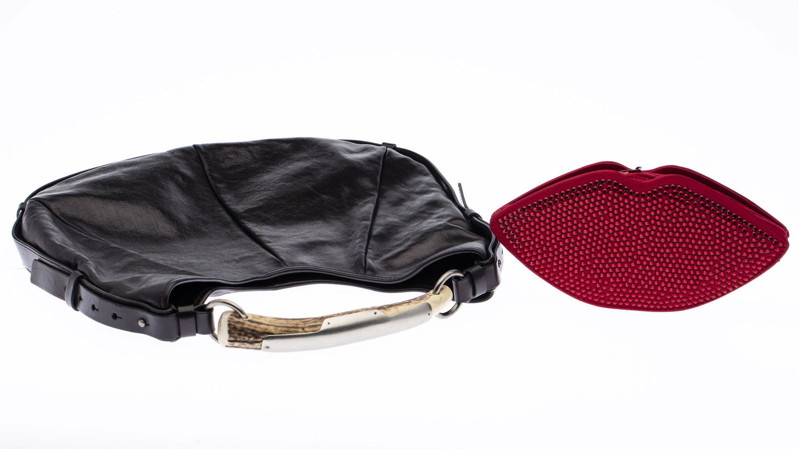 Yves Saint Laurent Black Purse (1 of 10)