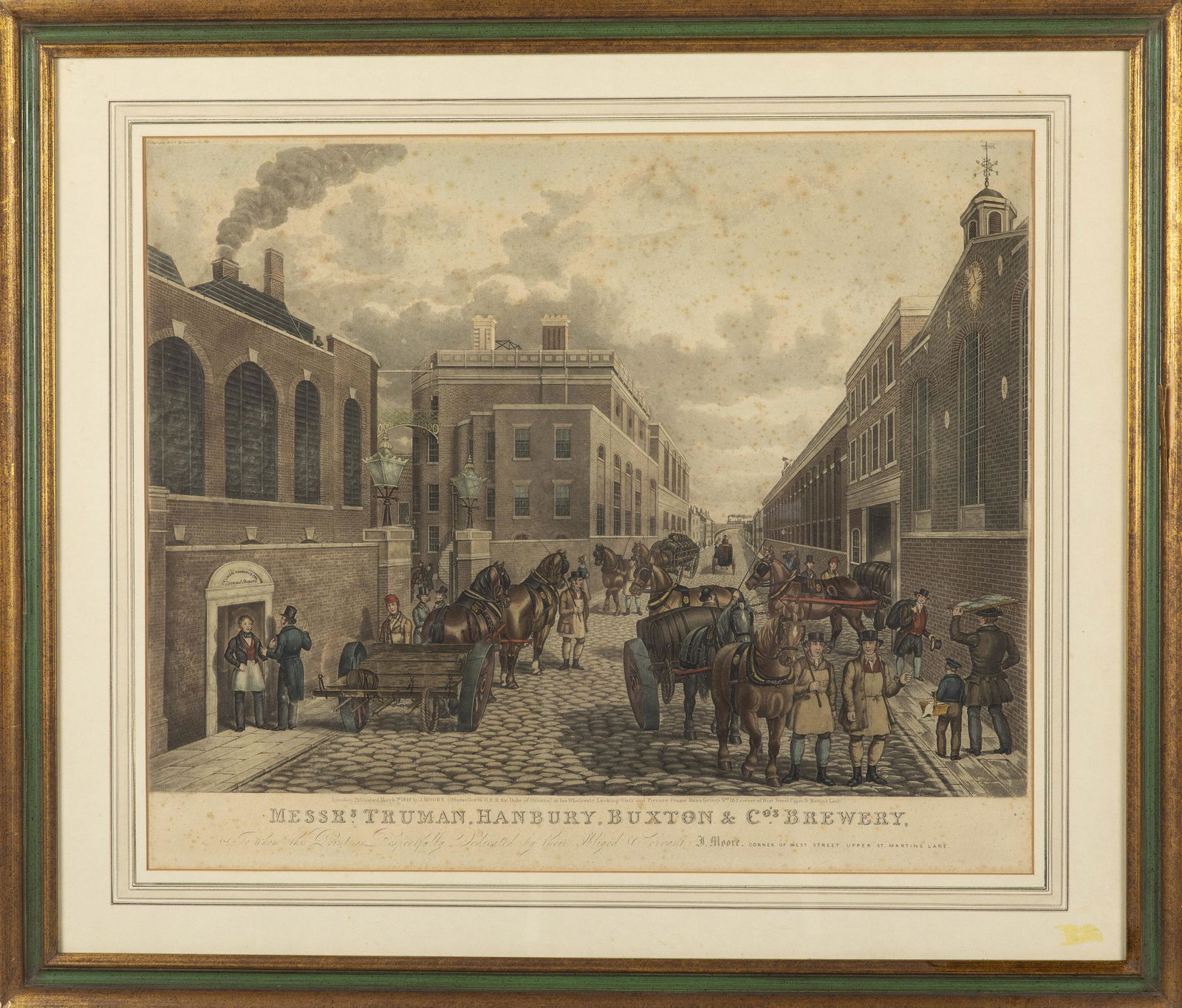 Engraving of Brewery, Printed by J. Moore, 1842 (1 of 16)