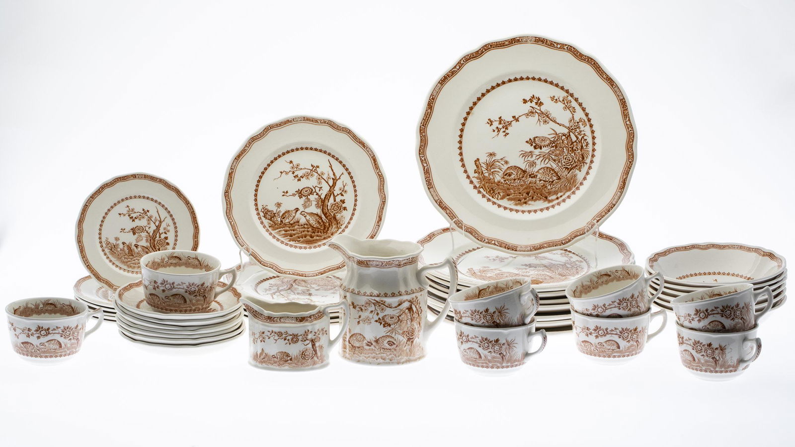 Group of Furnivals Quail Ironstone China, 43 pcs. (1 of 7)