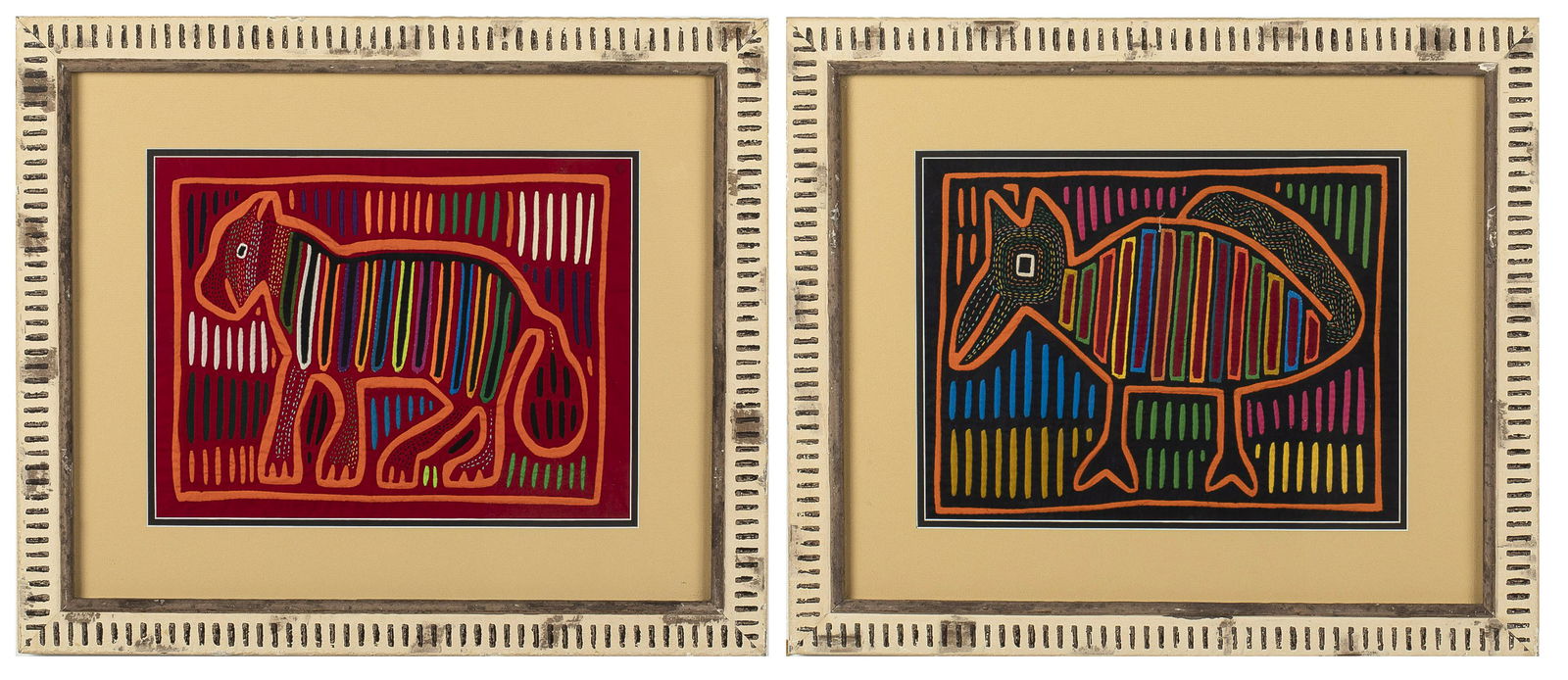 Two Molas Framed Textiles (1 of 17)