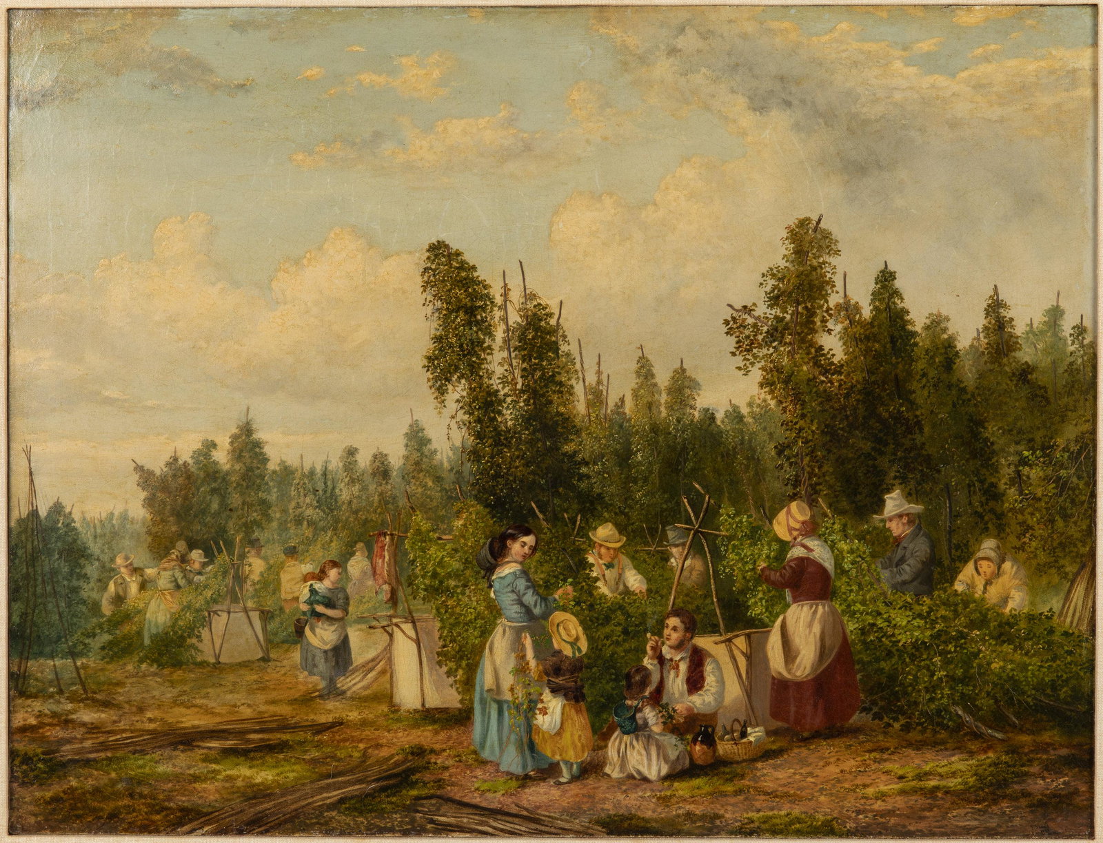 Probably Thomas John Banks, Berry Pickers, O/C (1 of 13)