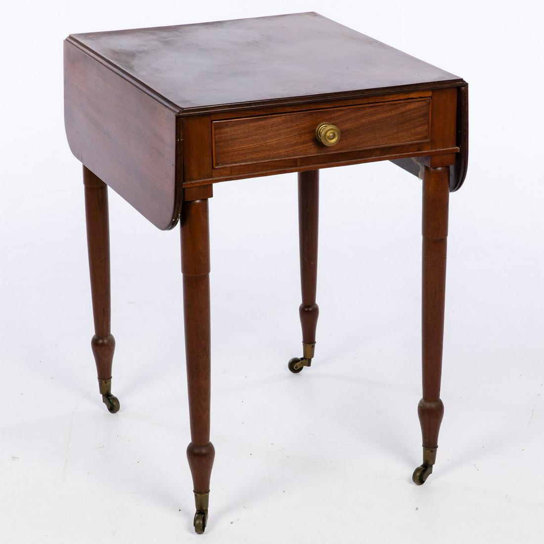 Federal Mahogany Small Drop Leaf Table, c. 1820 (1 of 13)