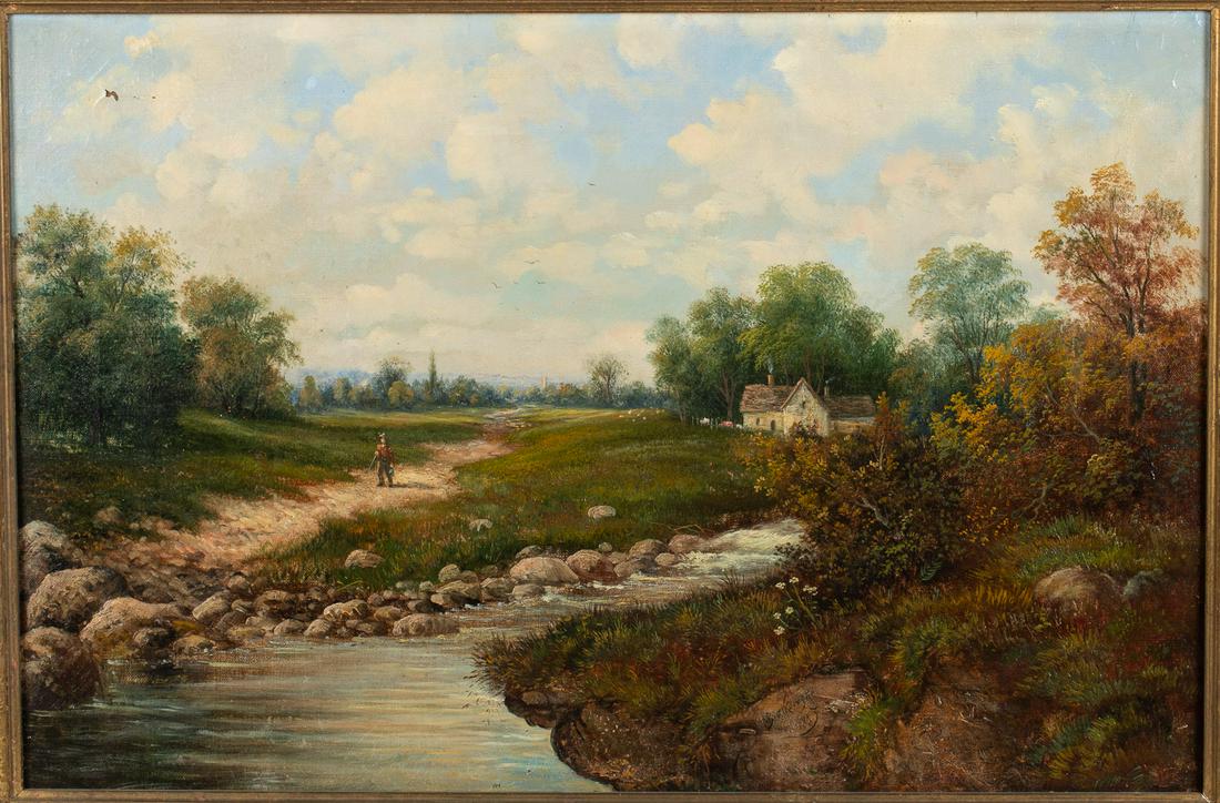 M. Bialkowski, A View in Devonshire, O/C, 1885 (1 of 20)