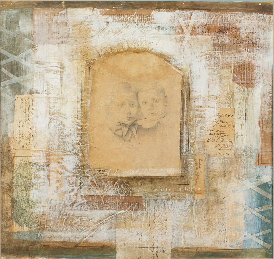Ronald Chase (CA/OK, b. 1934), Two Boys, Mixed Media (1 of 13)