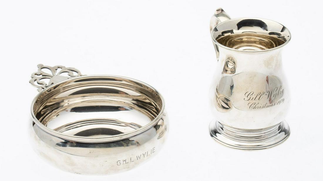 Sterling Silver Porringer and Mug (1 of 9)