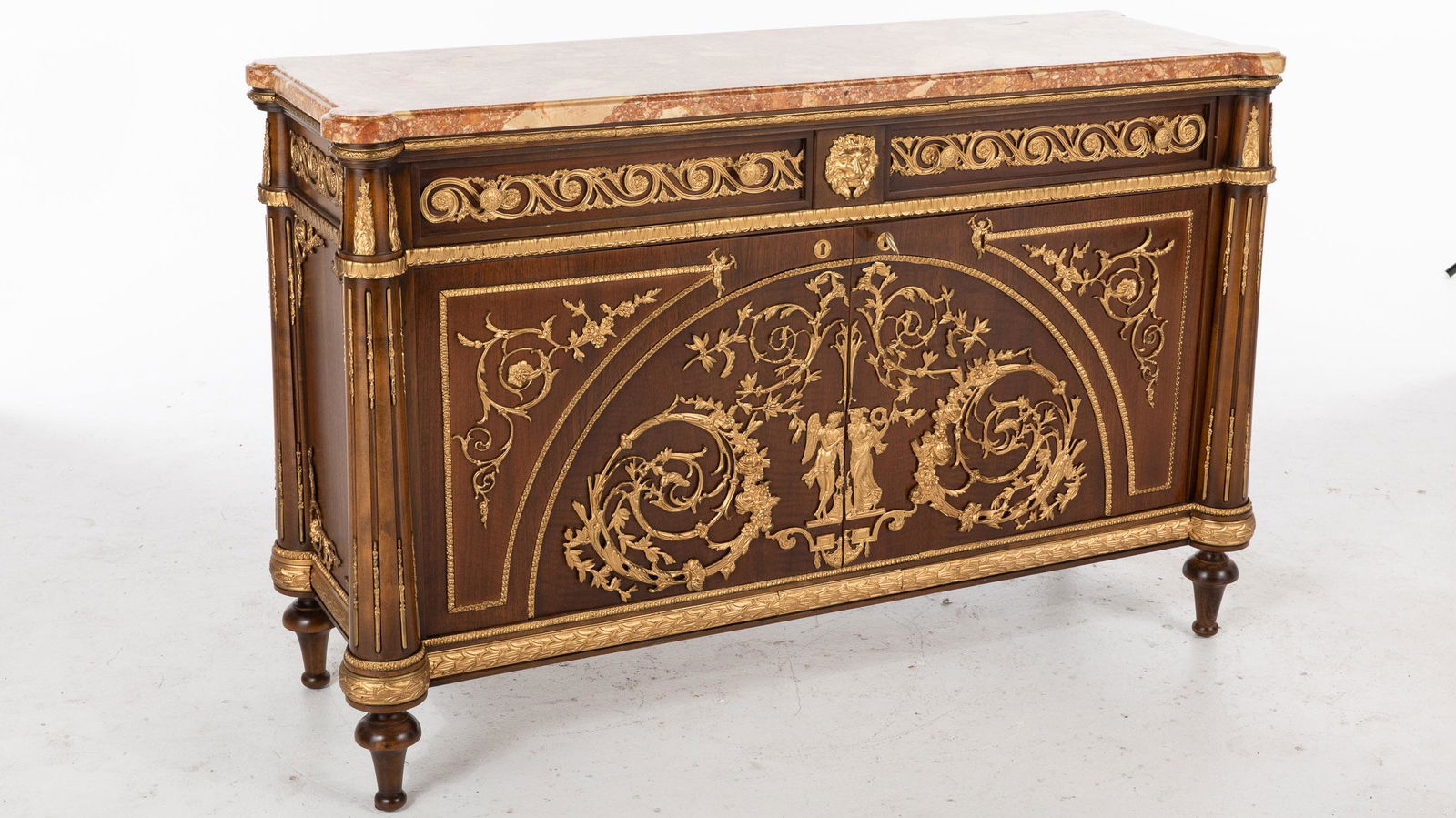 Louis XVI Style Mahogany Commode, 20th C (1 of 11)