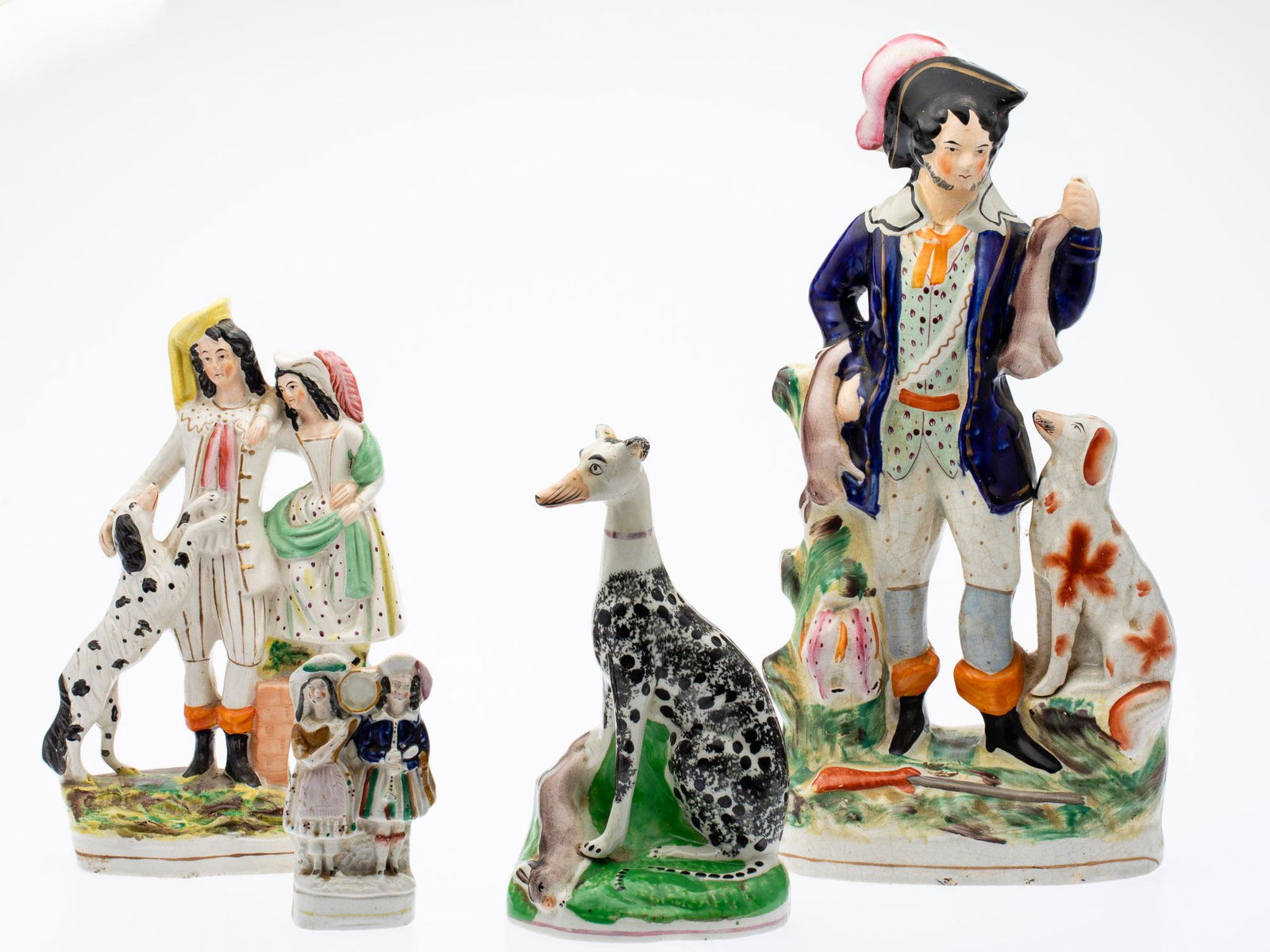 4 Pieces of English Staffordshire, 19th Century (1 of 15)