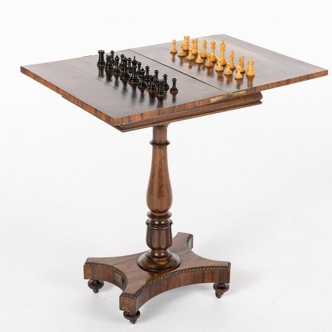 Regency Rosewood Games Table, First Quarter 19th C (1 of 13)