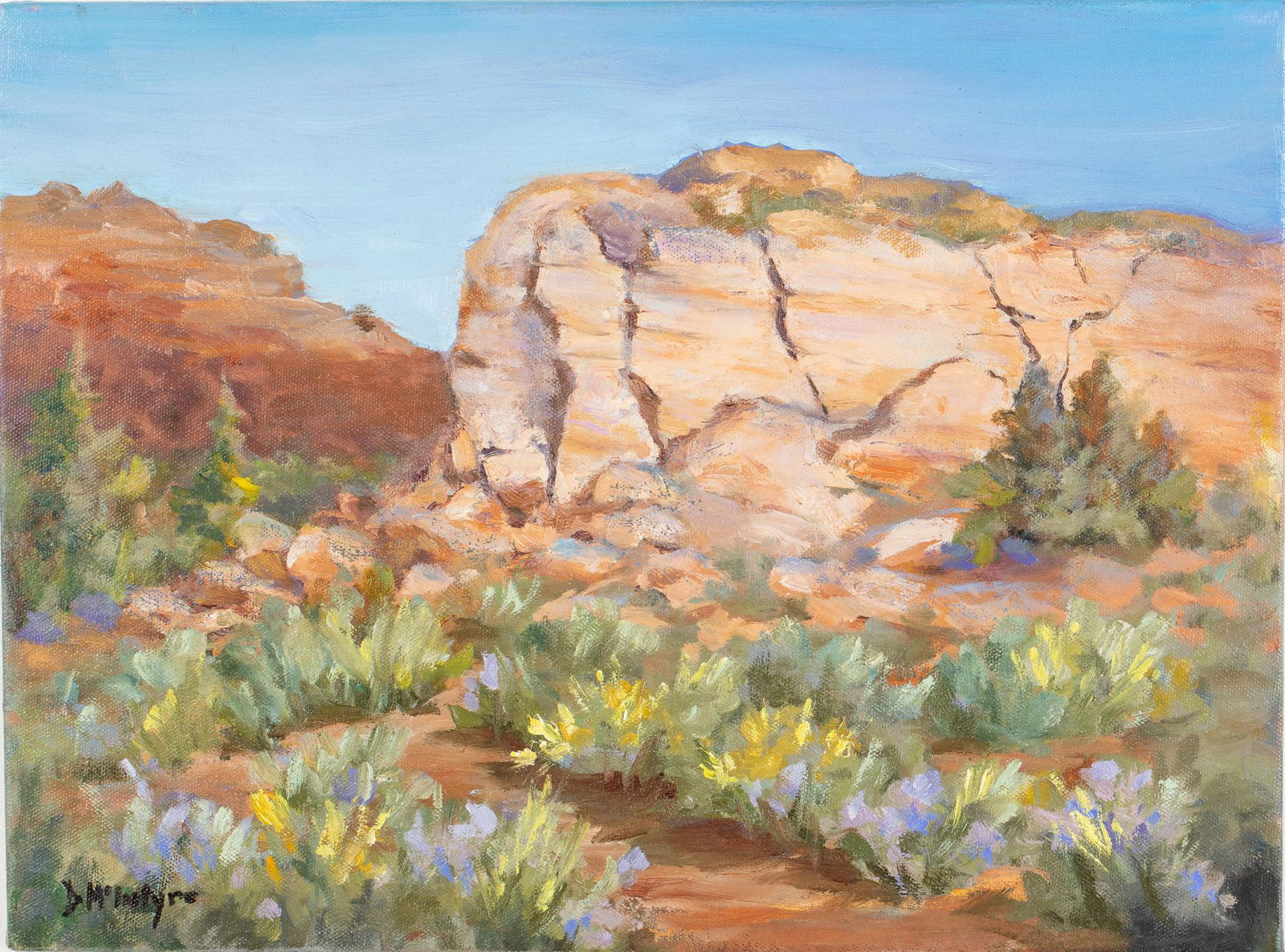 Donald Mcintyre, Landscape, Oil on Canvas (1 of 11)