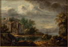 Italian School, Landscape Scene, Oil on Board