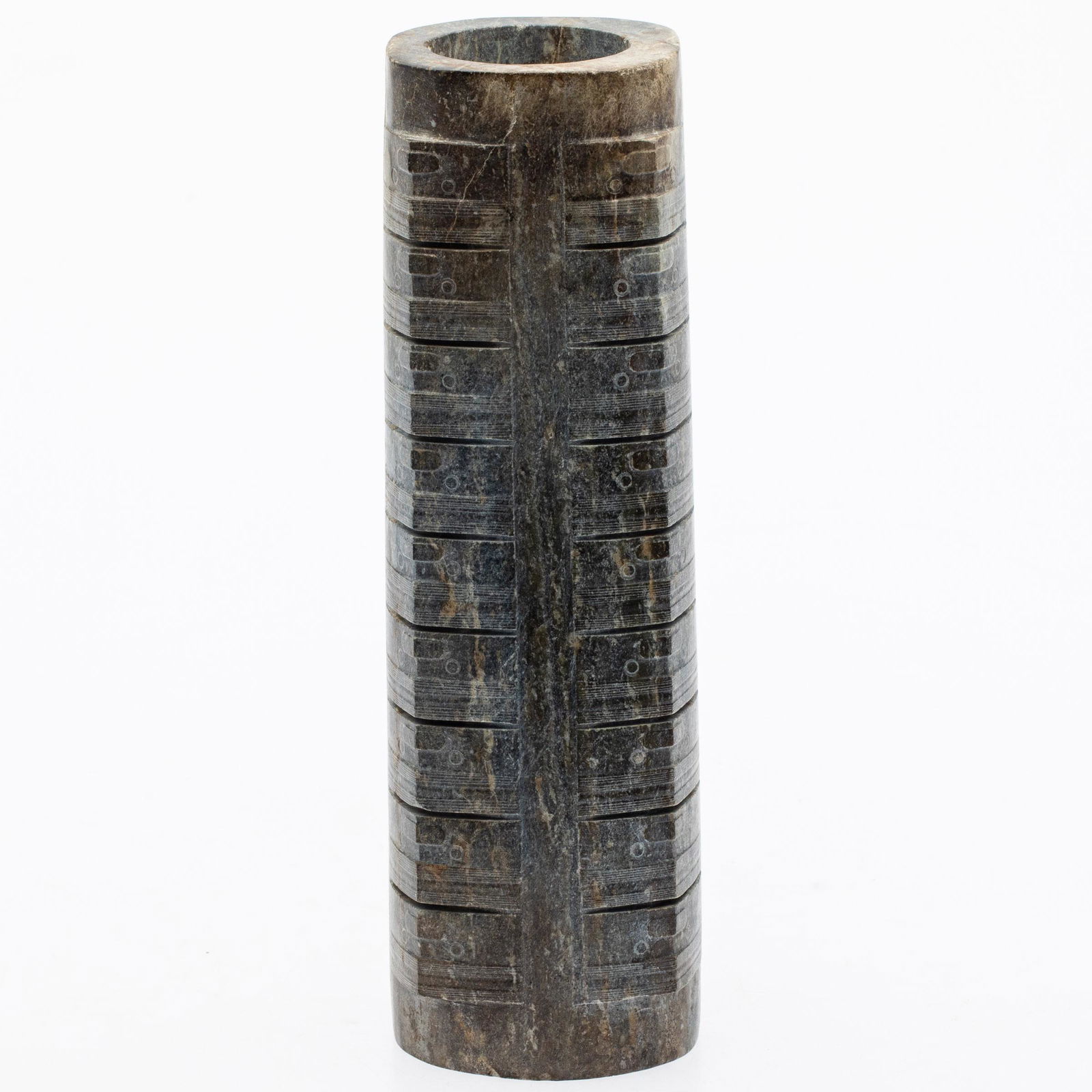 Chinese Archaic Style Carved Jade Cong (1 of 10)