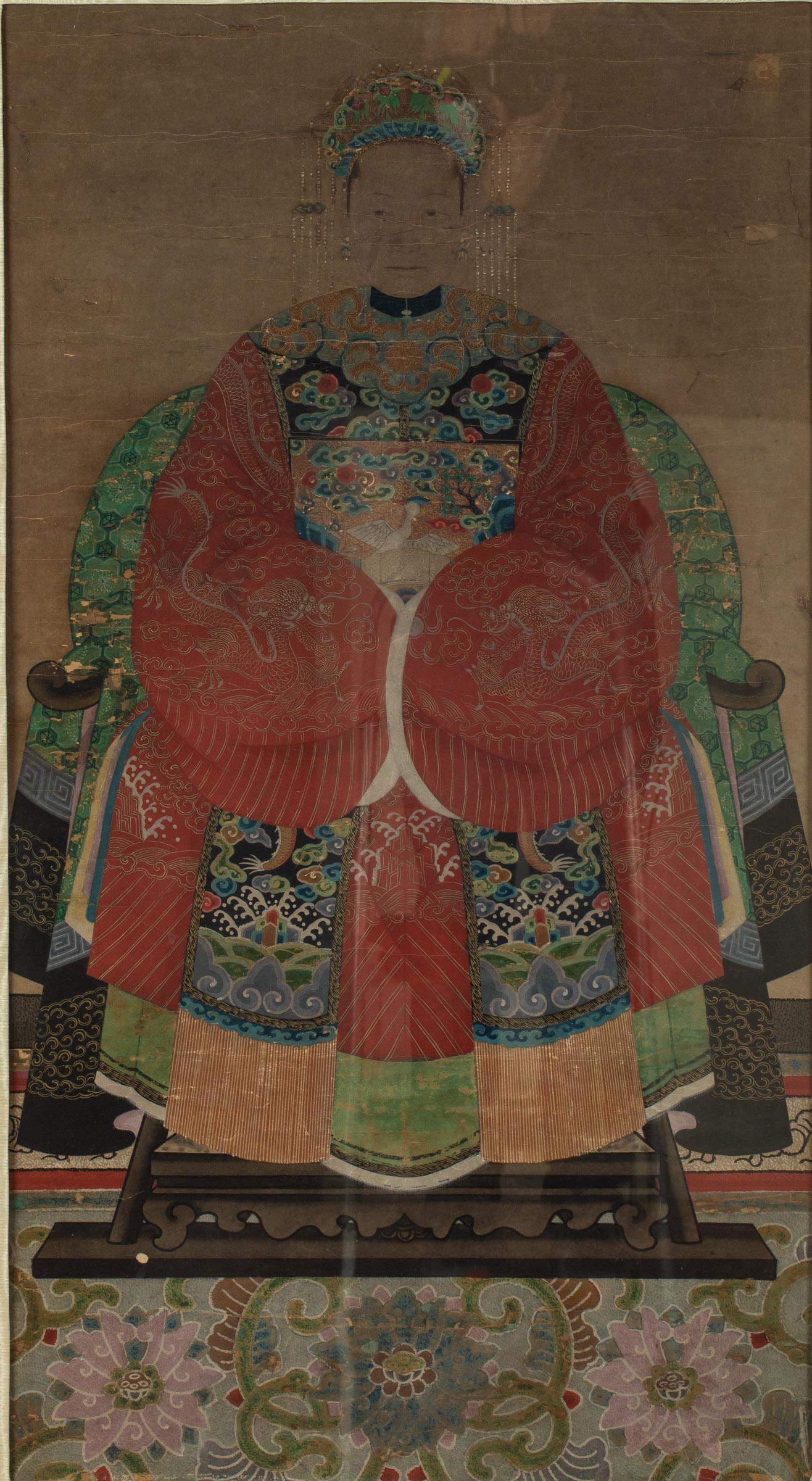 Chinese Ancestor Portrait on Silk (1 of 13)