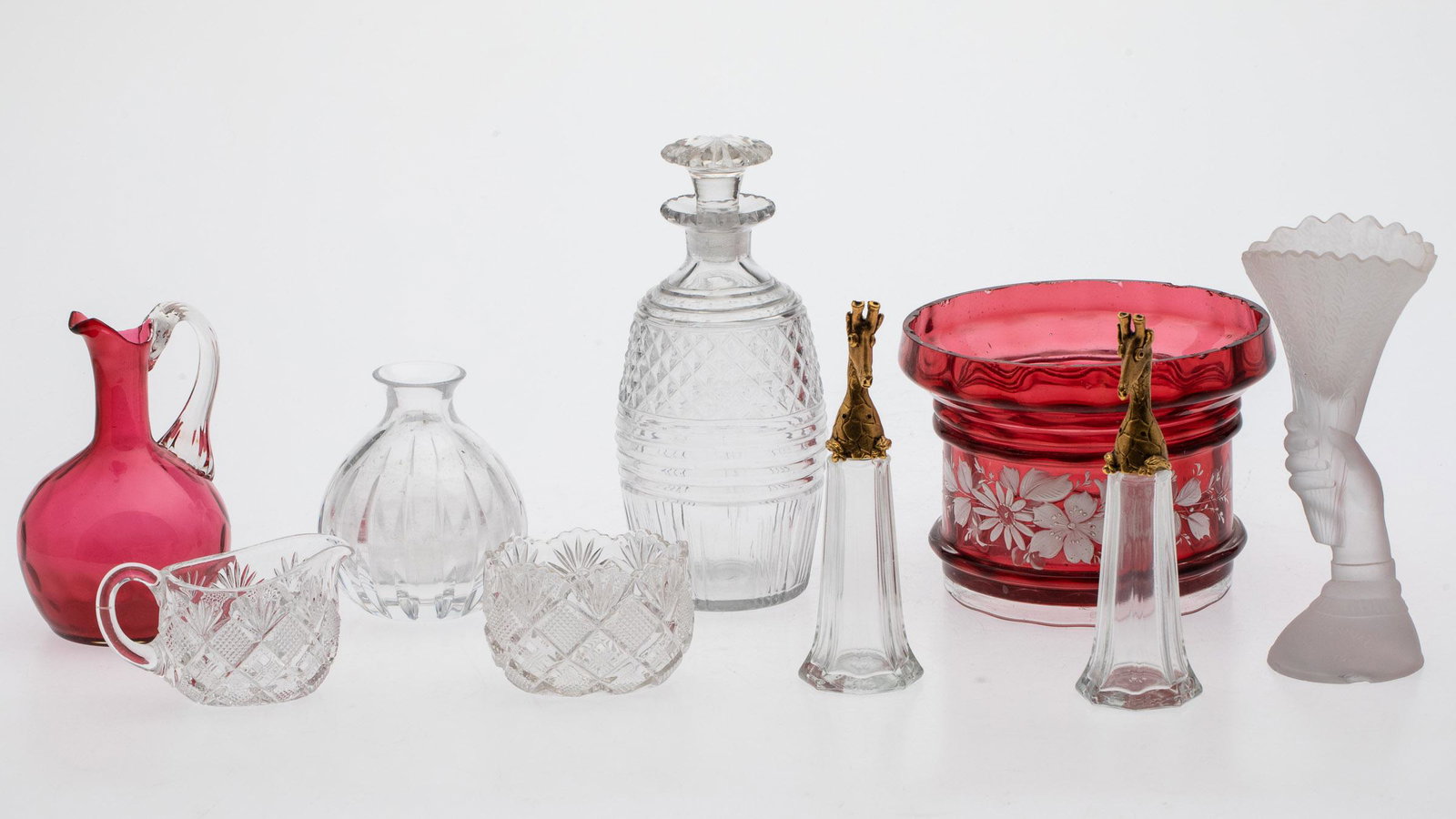 Group of 9 Glass Items (1 of 17)