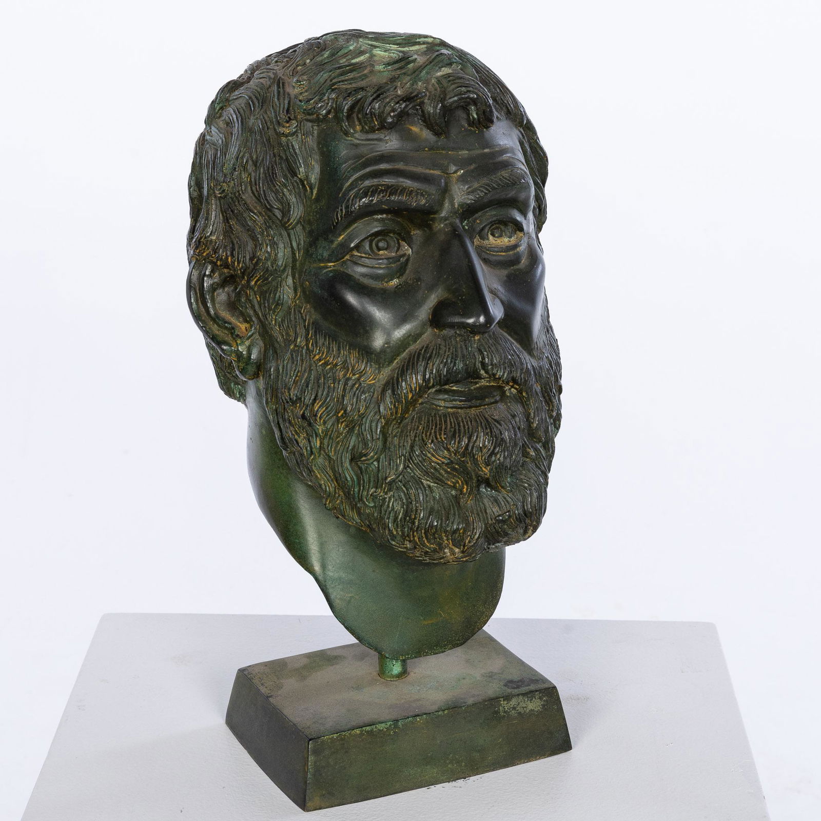 Bronze Bust of a Bearded Man (1 of 7)