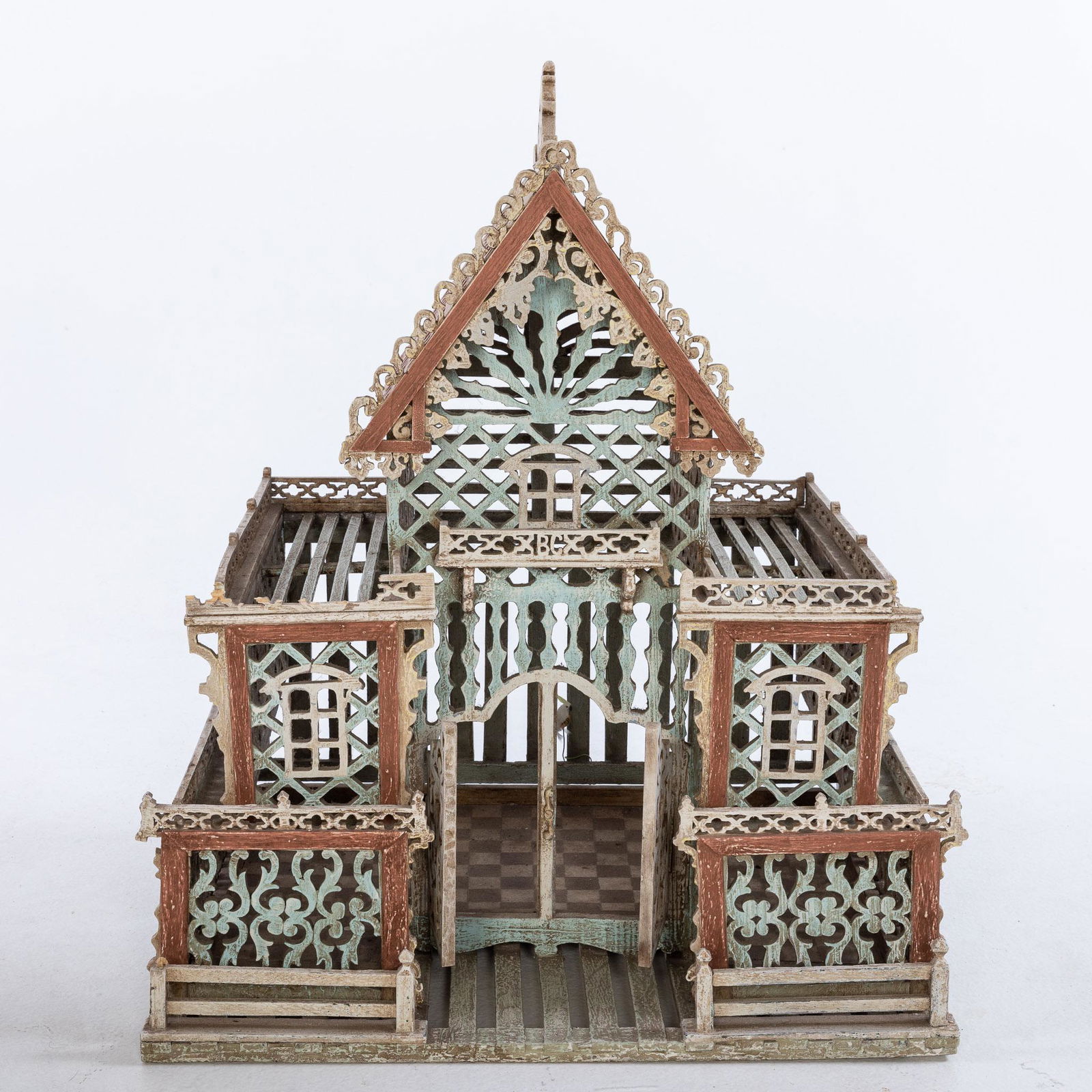 Painted Gingerbread Bird House (1 of 8)