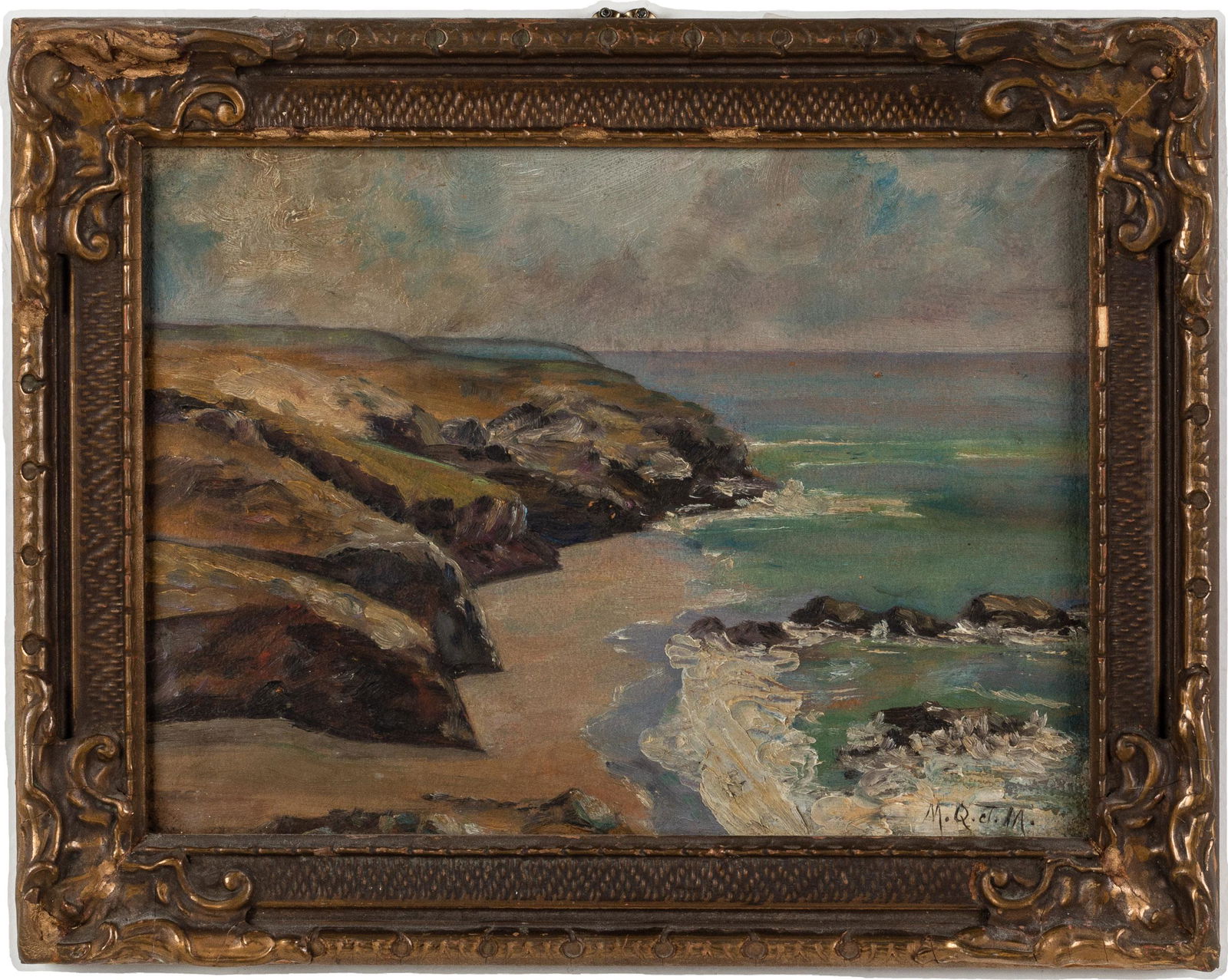 Mina Quevli Morgan (WA, 20th Century), Seascape, O/B (1 of 17)