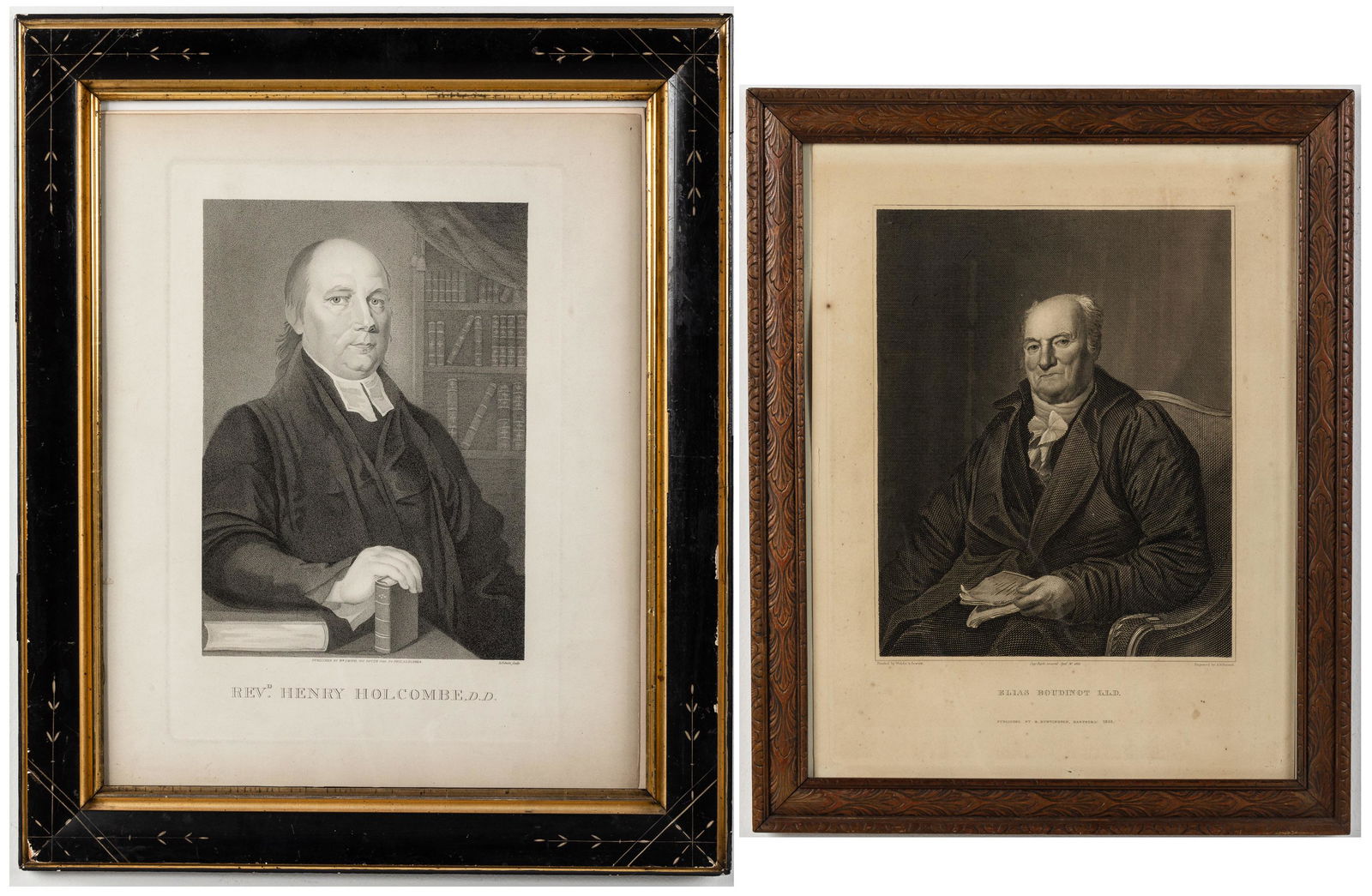 GA Related Engravings: Rev Holcombe & Elias Boudinot (1 of 20)