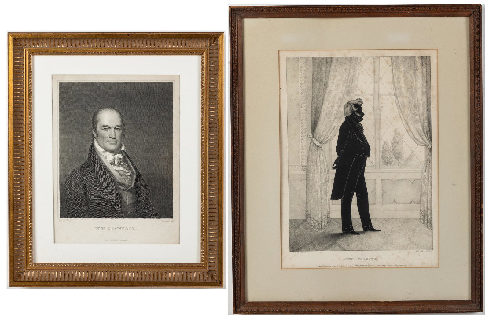 Two Engravings of Georgia Politicians (1 of 14)
