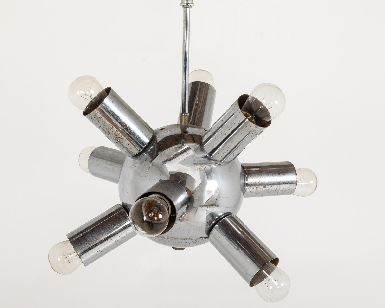 Mid Century Sputnik Chrome 9-Light Chandelier (1 of 4)