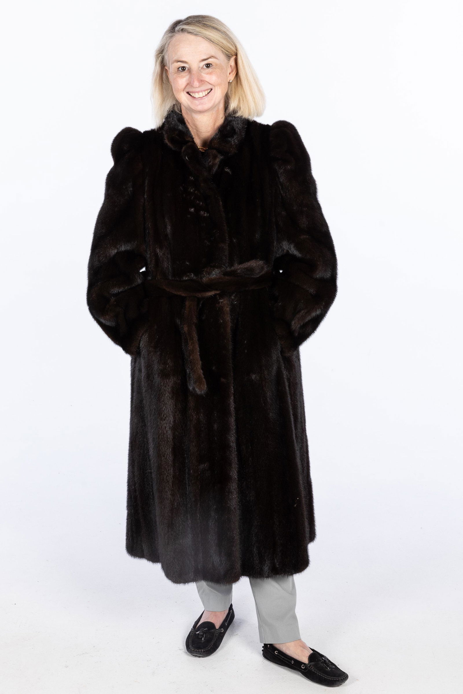 Woman's Three Quarter Length Mink Coat (1 of 11)