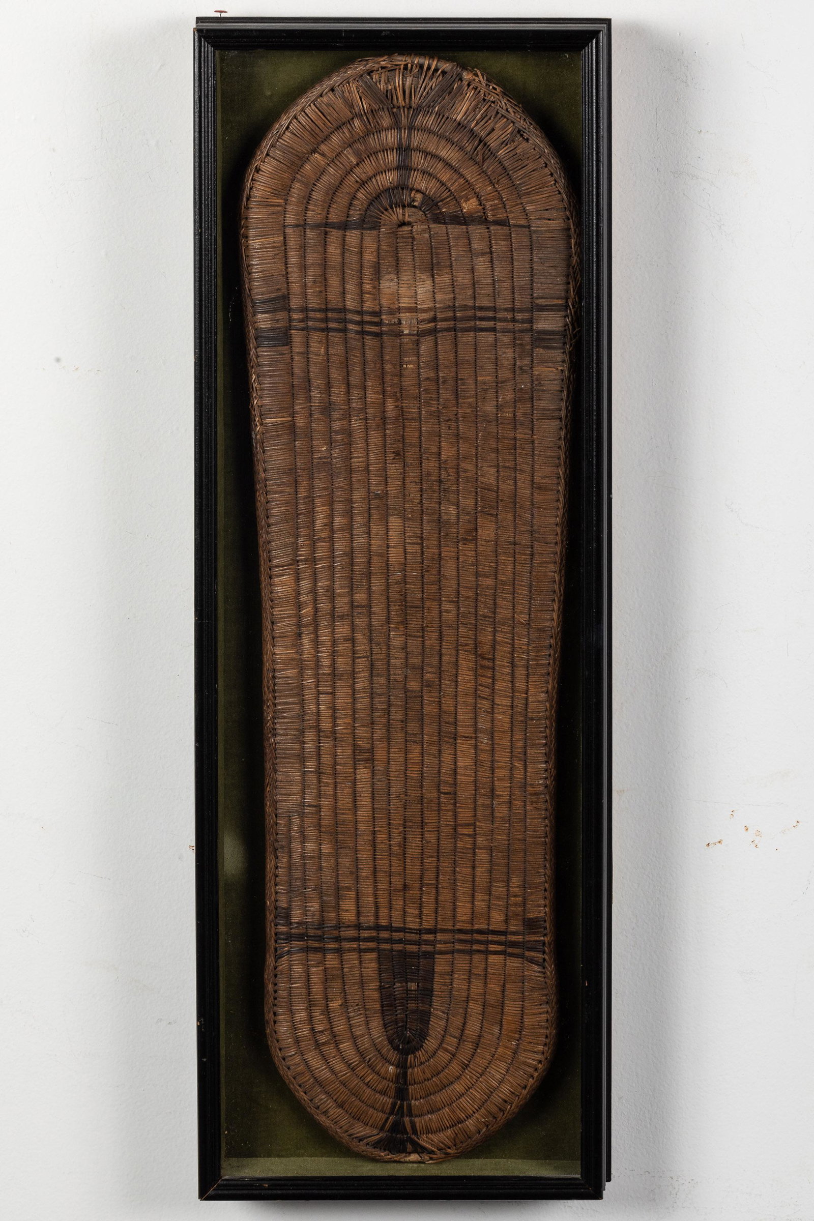 Framed African Woven Shield (1 of 8)