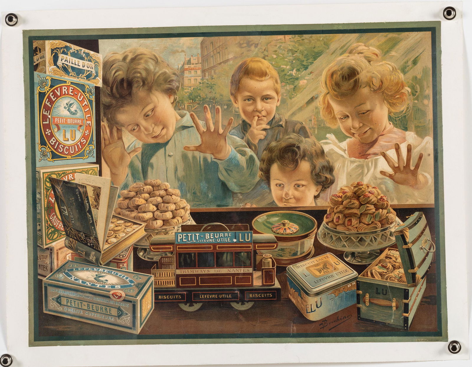 Bocchino, Lefevre-Utile Biscuit Window Card, c. 1905 (1 of 17)