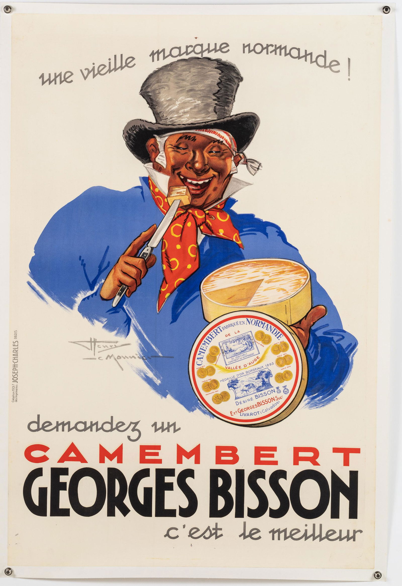 Henry le Monnier, French Camembert Cheese, 1937 (1 of 17)