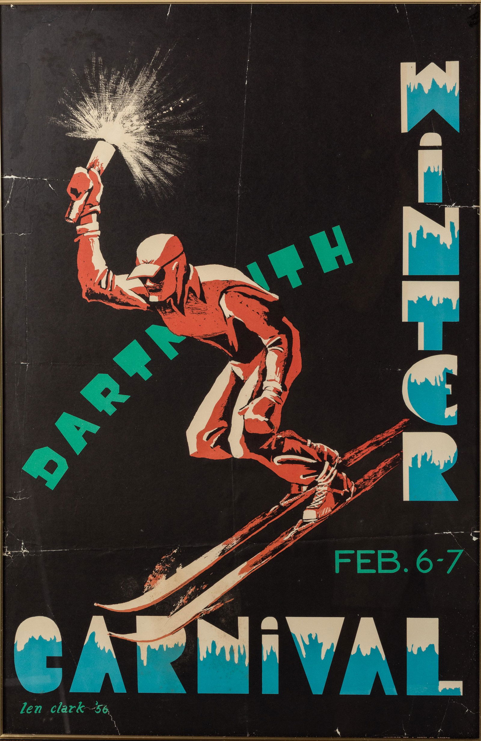 Vintage Dartmouth Winter Carnival Poster (1 of 14)