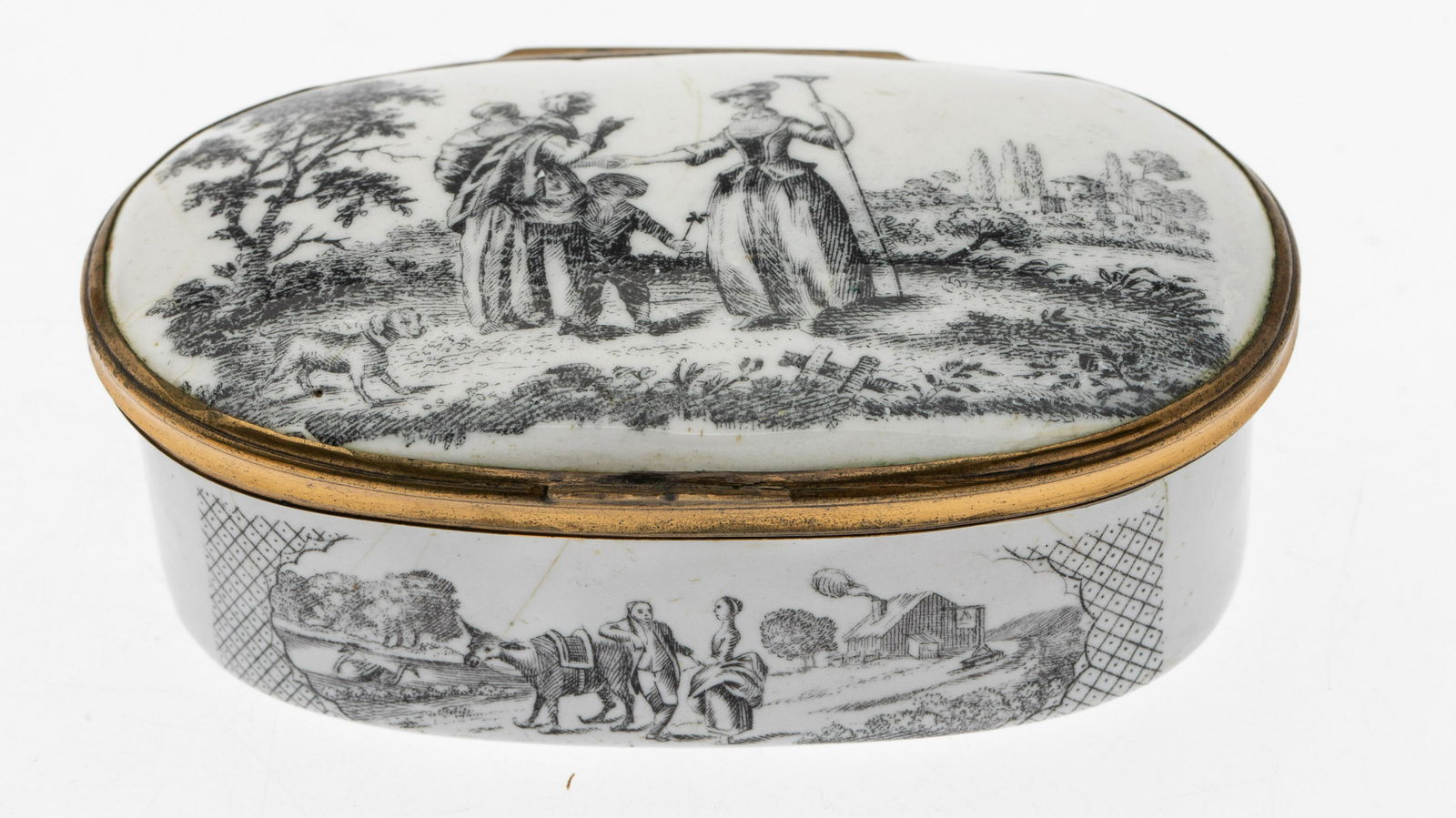 Large Battersea Enamel Box, 18th Century (1 of 11)