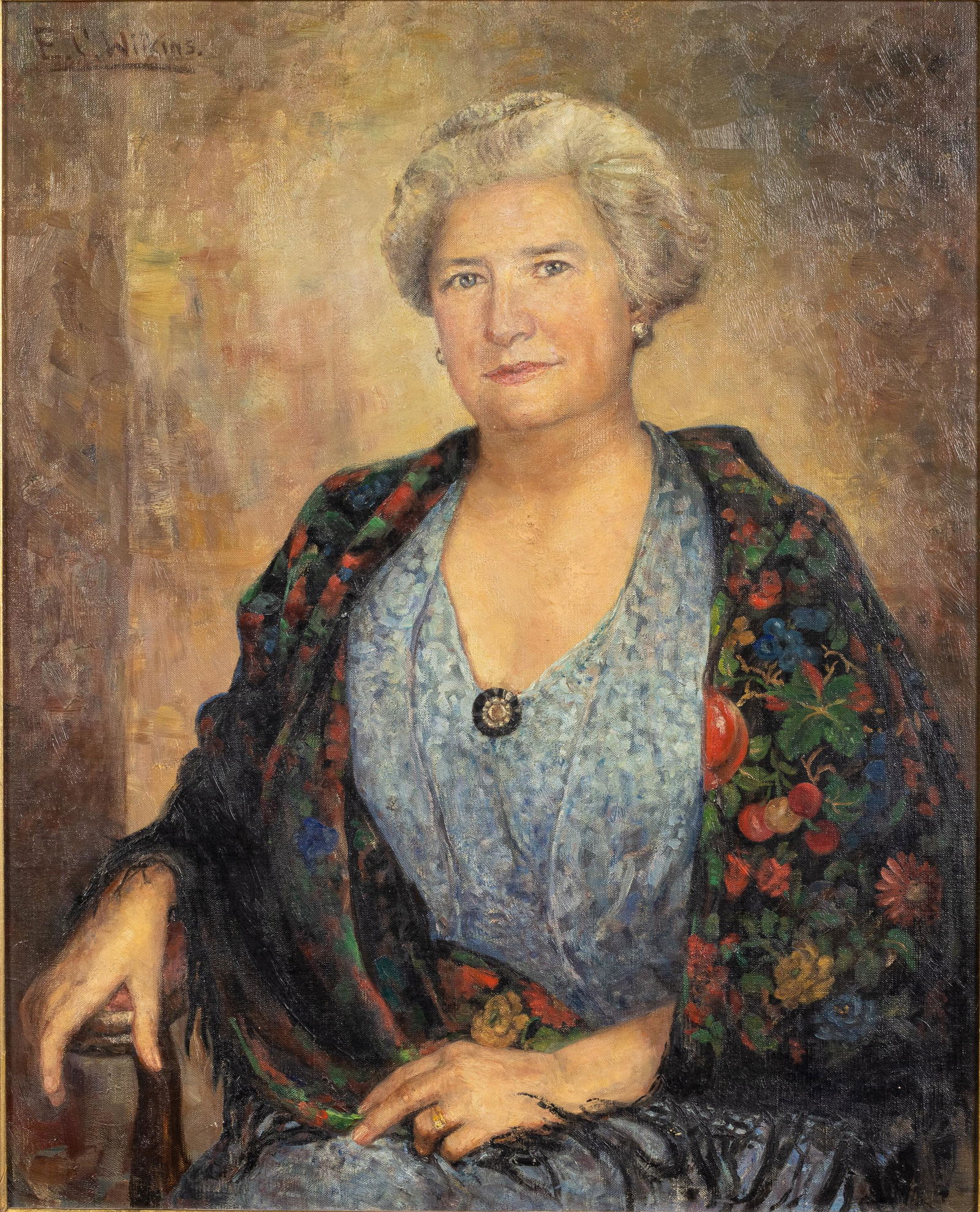 Emma Cheves Wilkins, Portrait of a Lady, O/C (1 of 14)