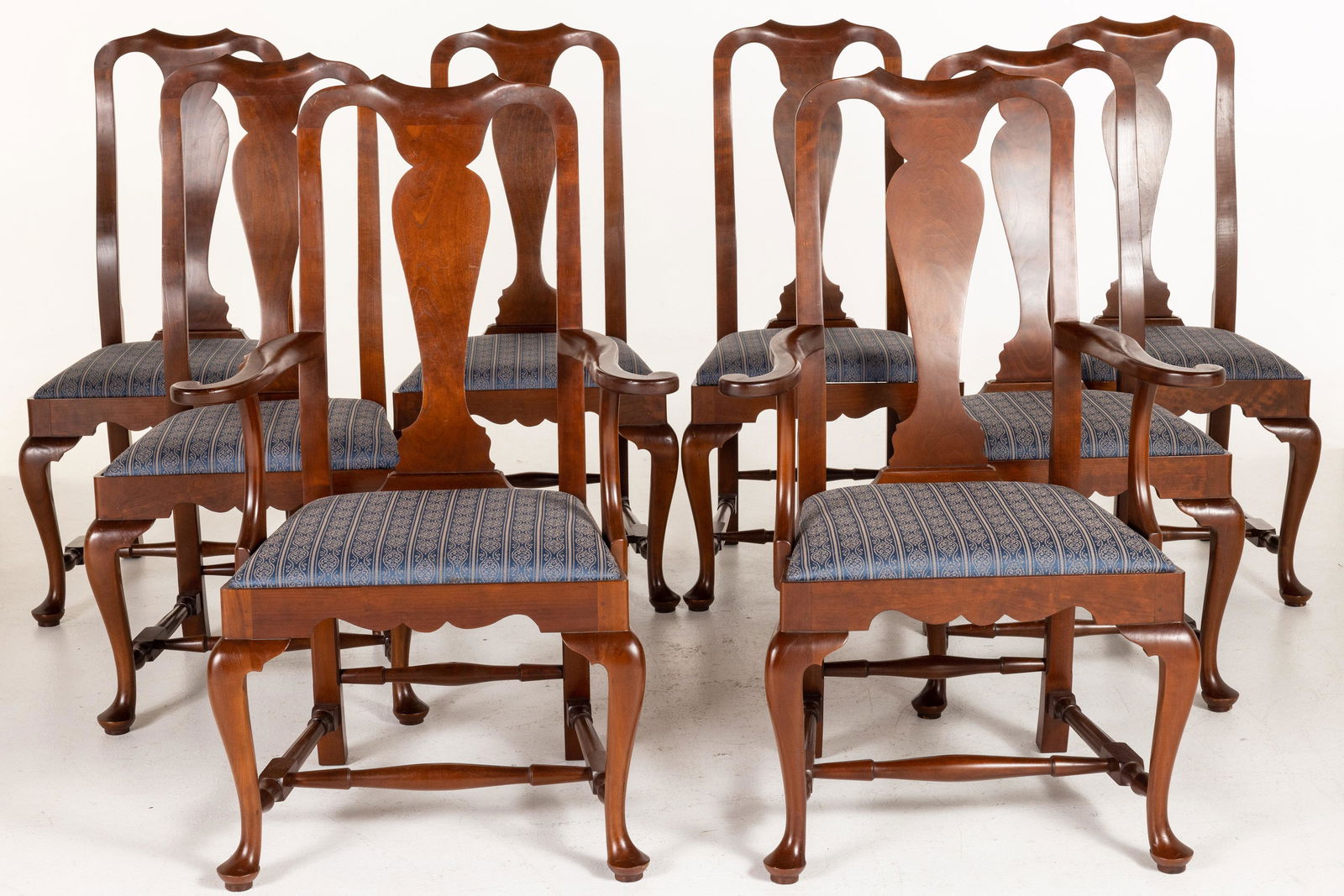 8 Eldred Wheeler Queen Anne Style Dining Chairs (1 of 8)