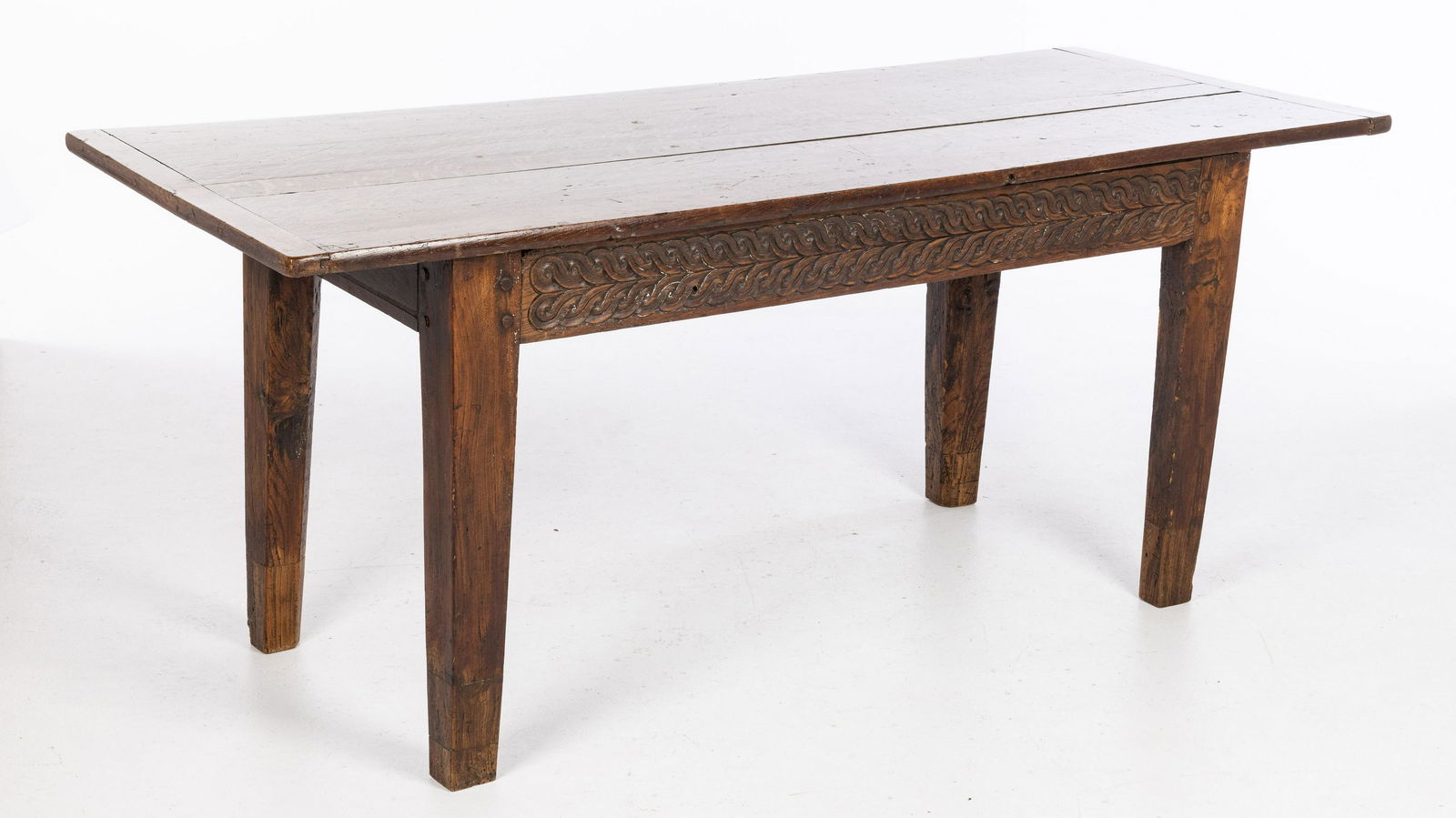 Carolean Style Oak and Chestnut Refectory Table (1 of 12)