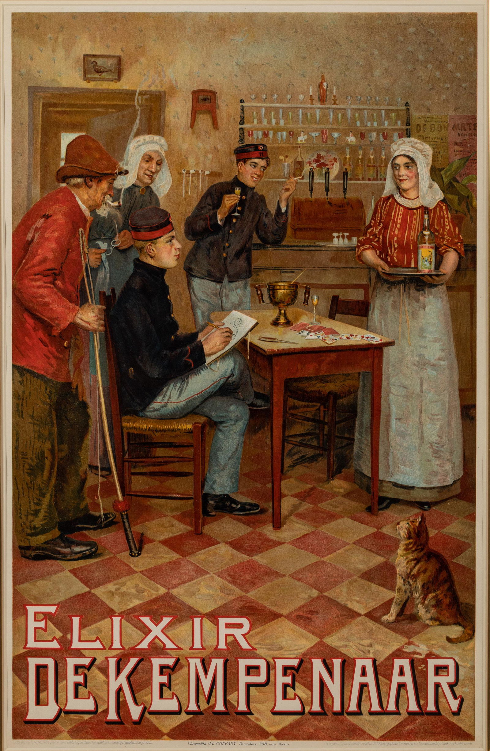 Vintage Dutch Poster: Elixir De Kempenaar (1 of 13)