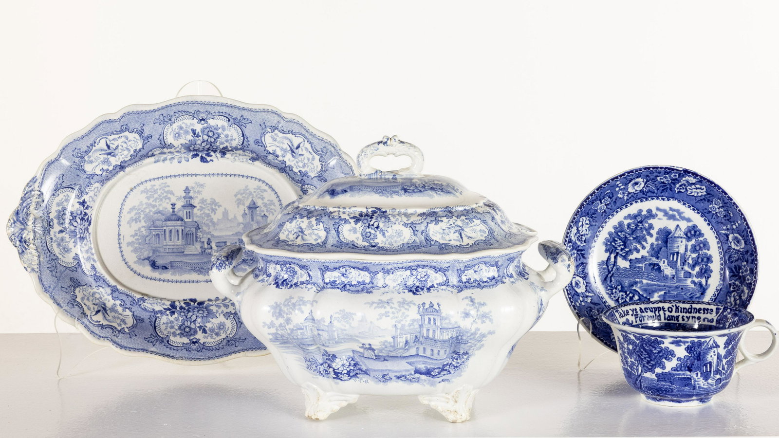 Davenport Tureen w/Underplatter & Large Tea Cup (1 of 16)