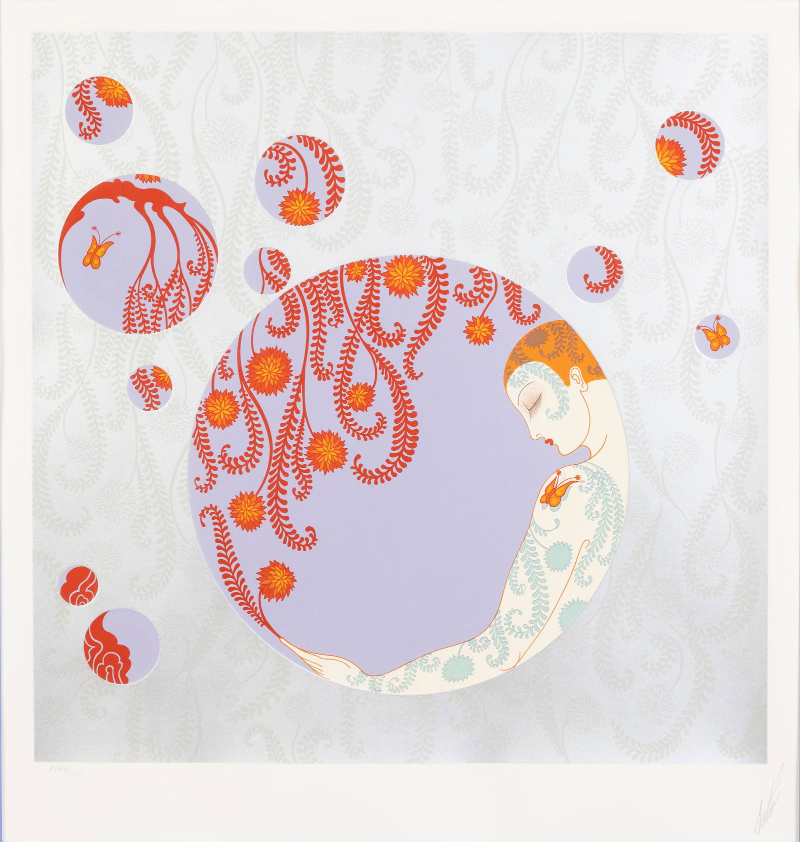 Erte (1892-1990), Spring Shadows I, Serigraph, 1983 (1 of 17)