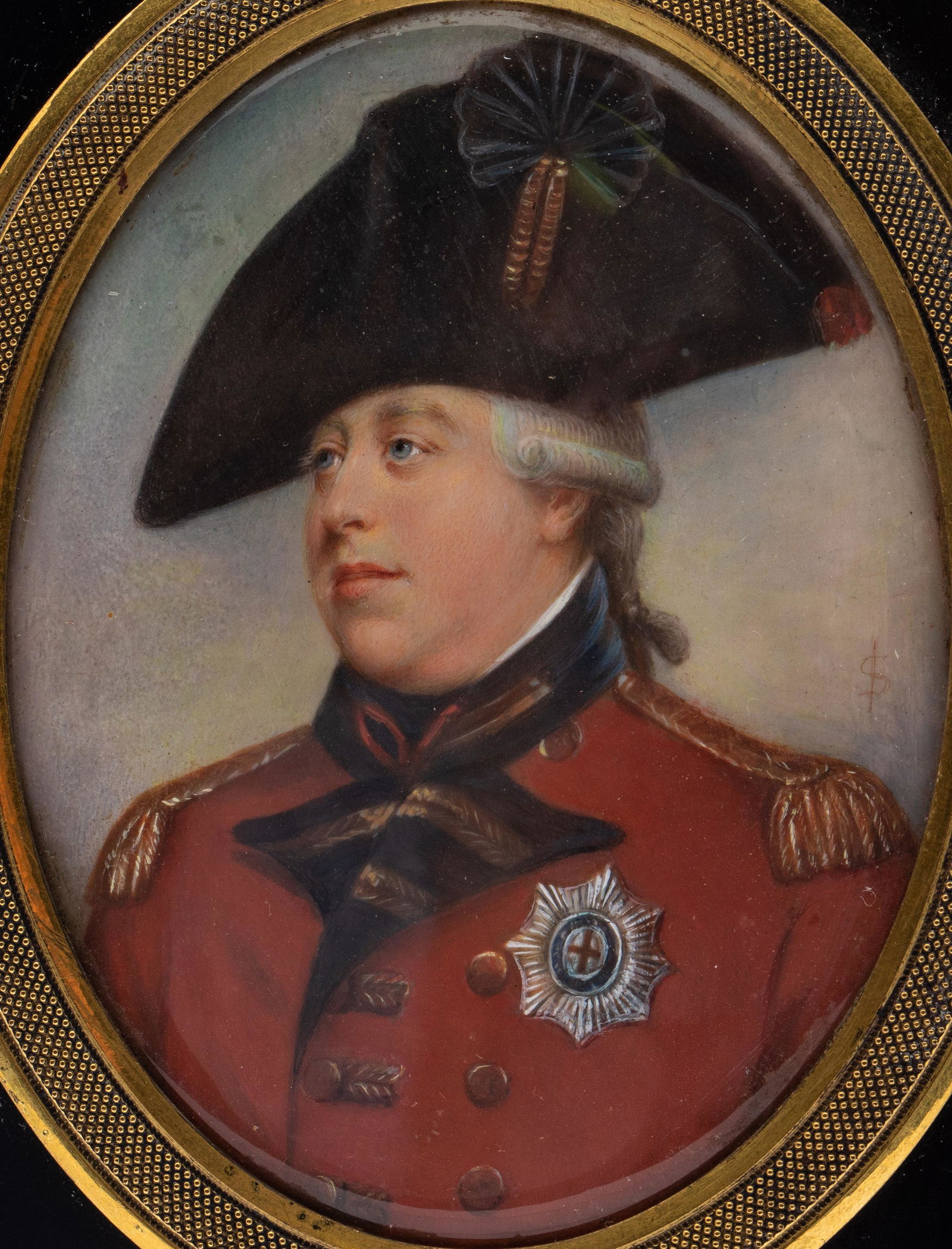 Portrait Miniature of King George III in Uniform (1 of 12)