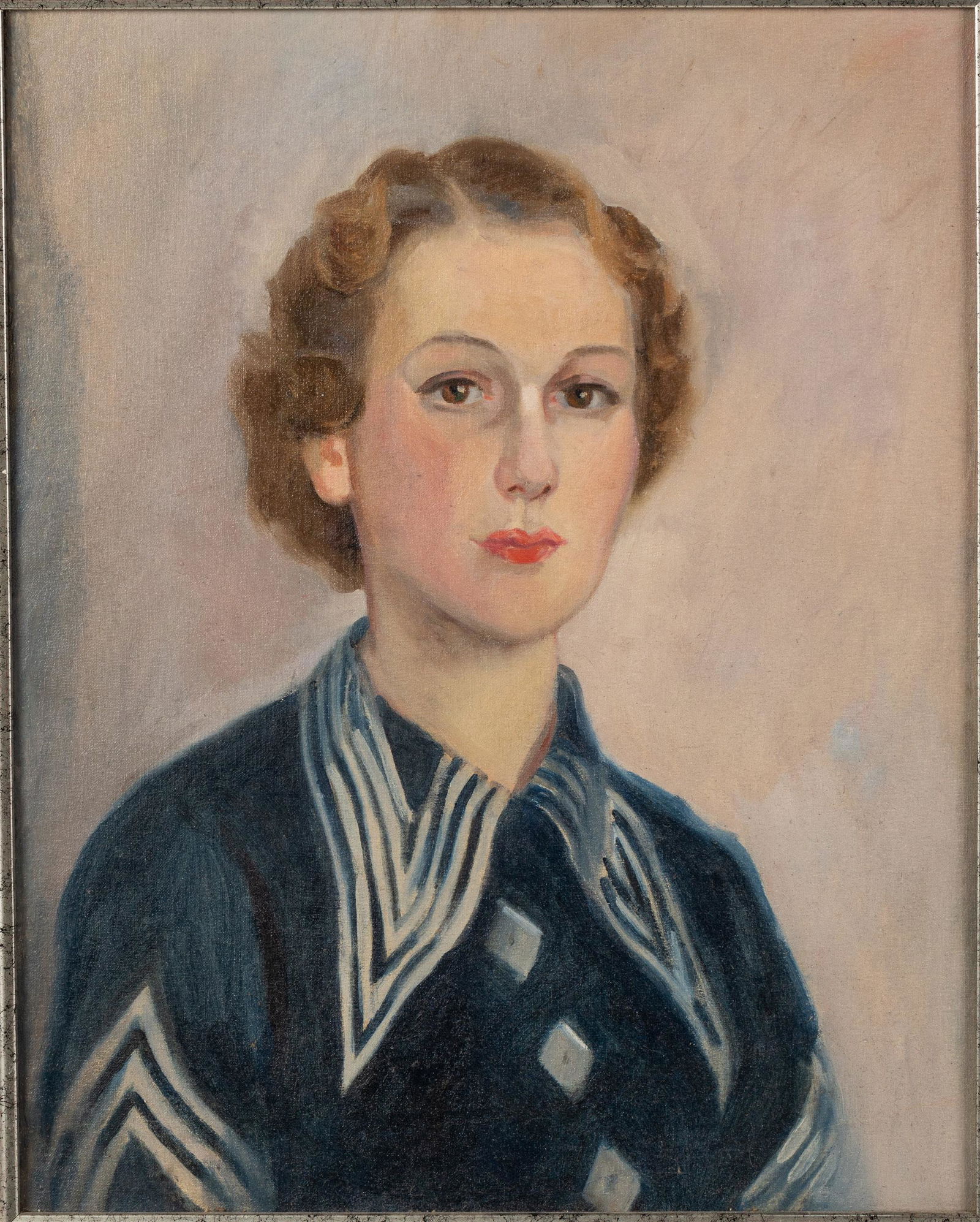 Anne Taylor Nash, Portrait of a Woman in Blue, O/C (1 of 11)