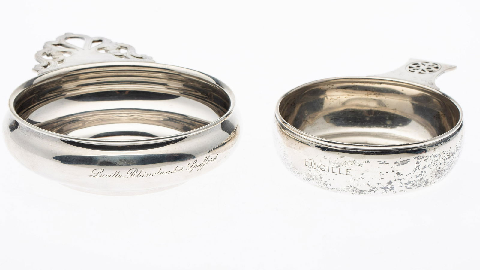 Two Tiffany Sterling Silver Porringers (1 of 9)