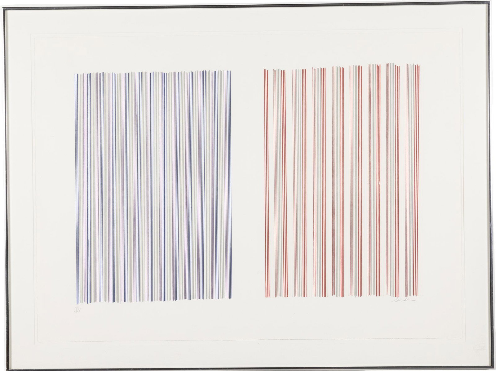 Gene Davis (D.C., 1920-1985), Equinox, Screenprint (1 of 13)