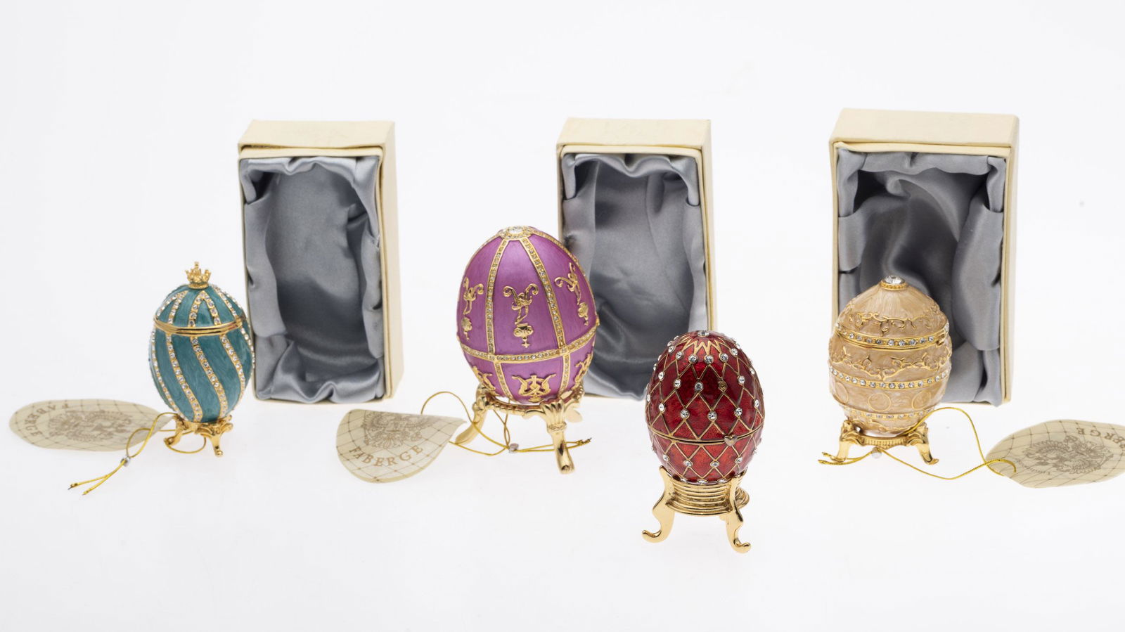 4 Faberge Eggs, Modern (1 of 13)