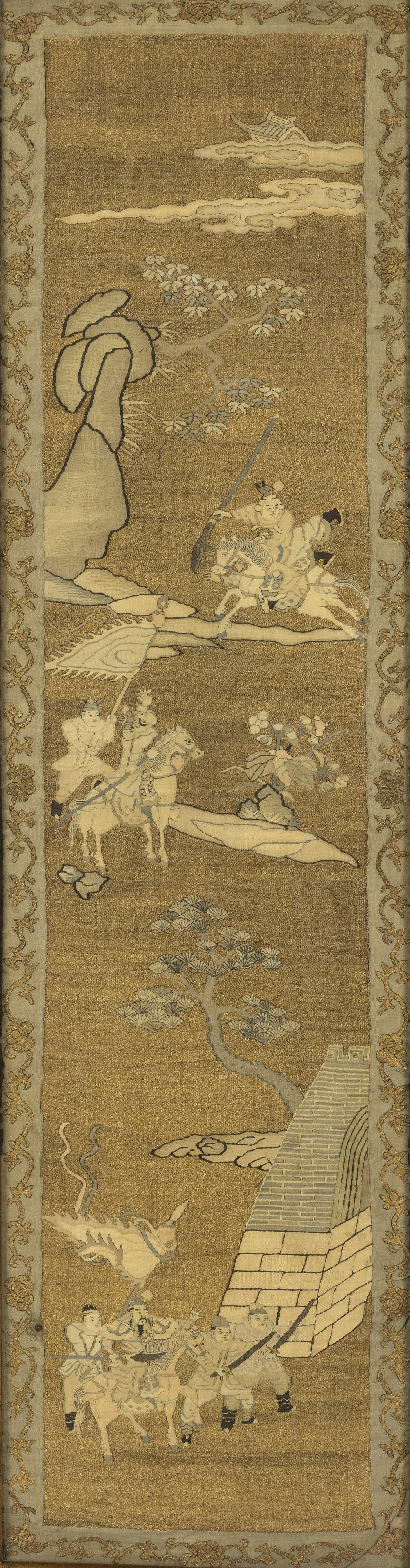 Chinese Framed Tapestry, 19th Century (1 of 9)