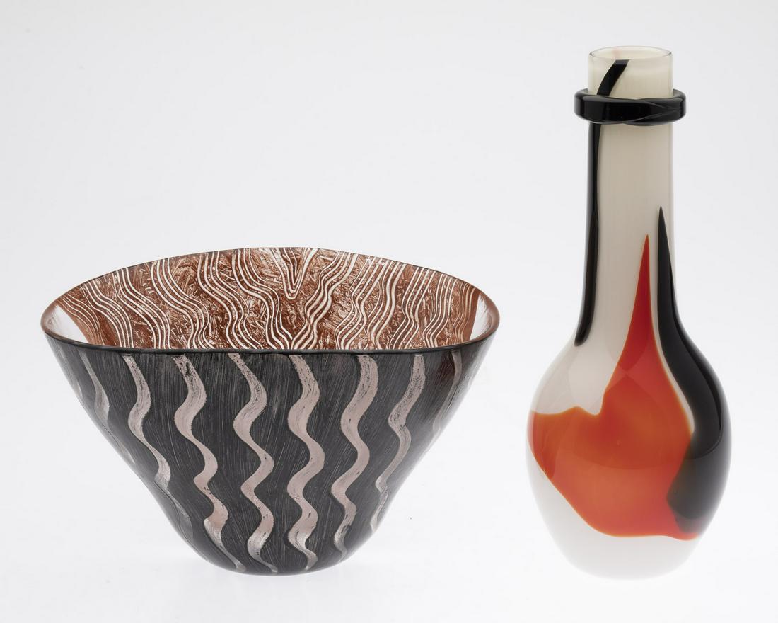 Two Pieces of Contemporary Art Glass (1 of 12)