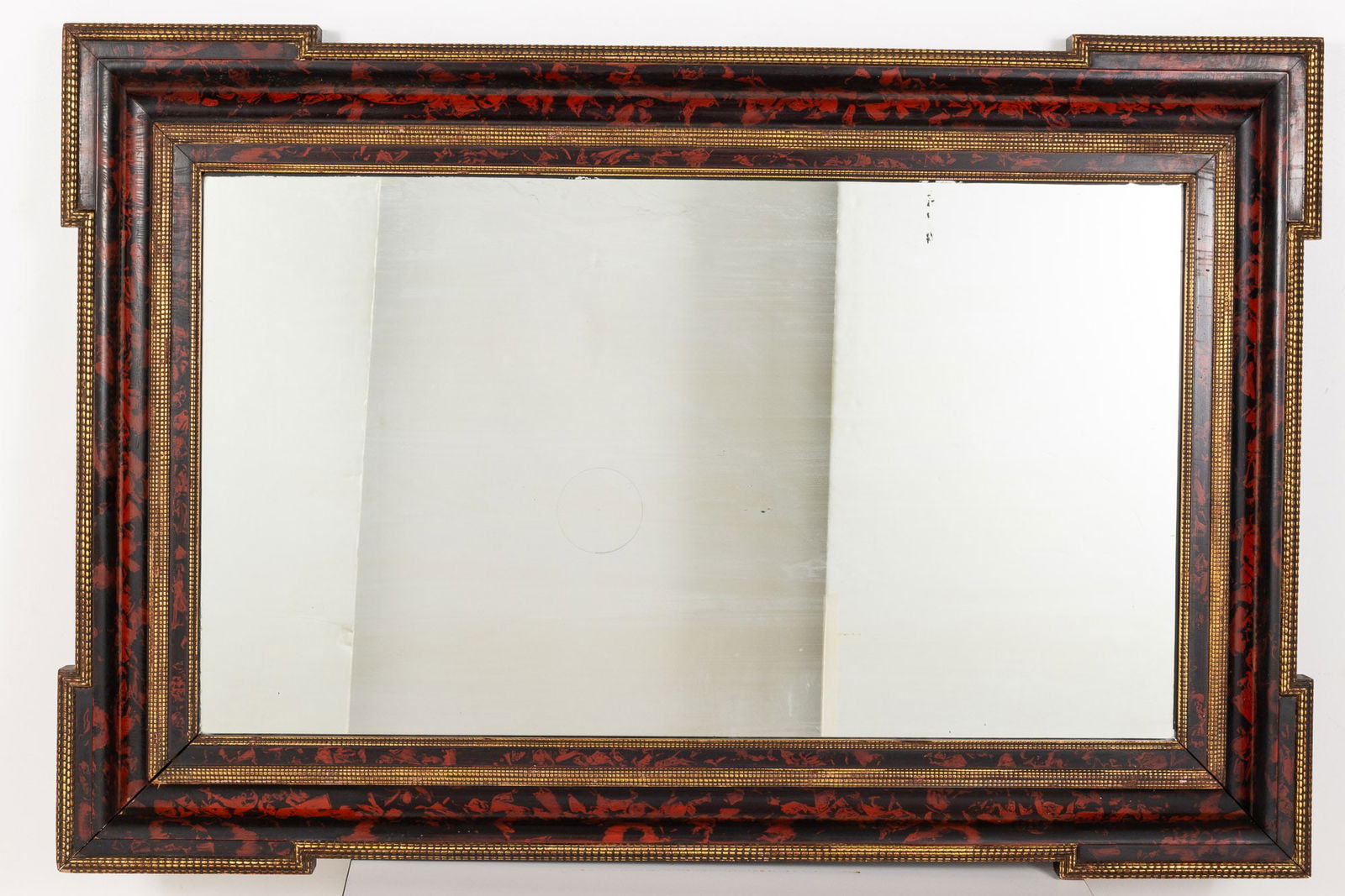 Faux Tortoiseshell and Parcel Gilt Mirror (1 of 6)